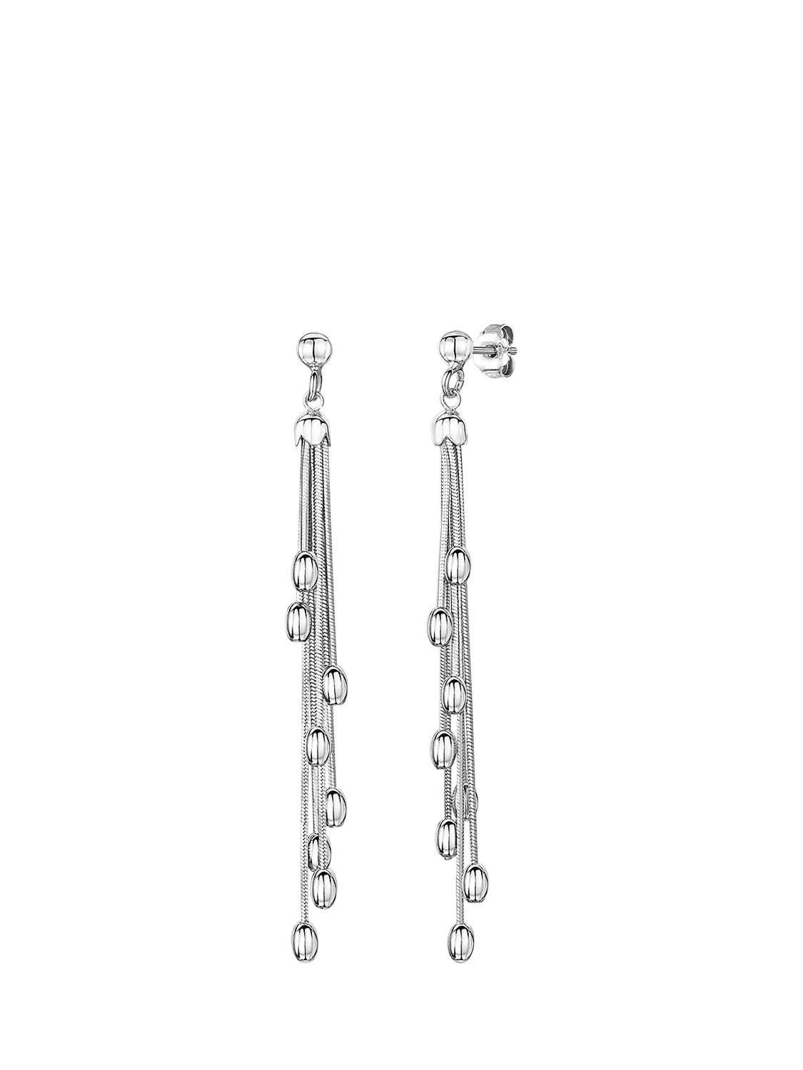Jools by Jenny Brown beaded tassel drop earrings, imported from the UK