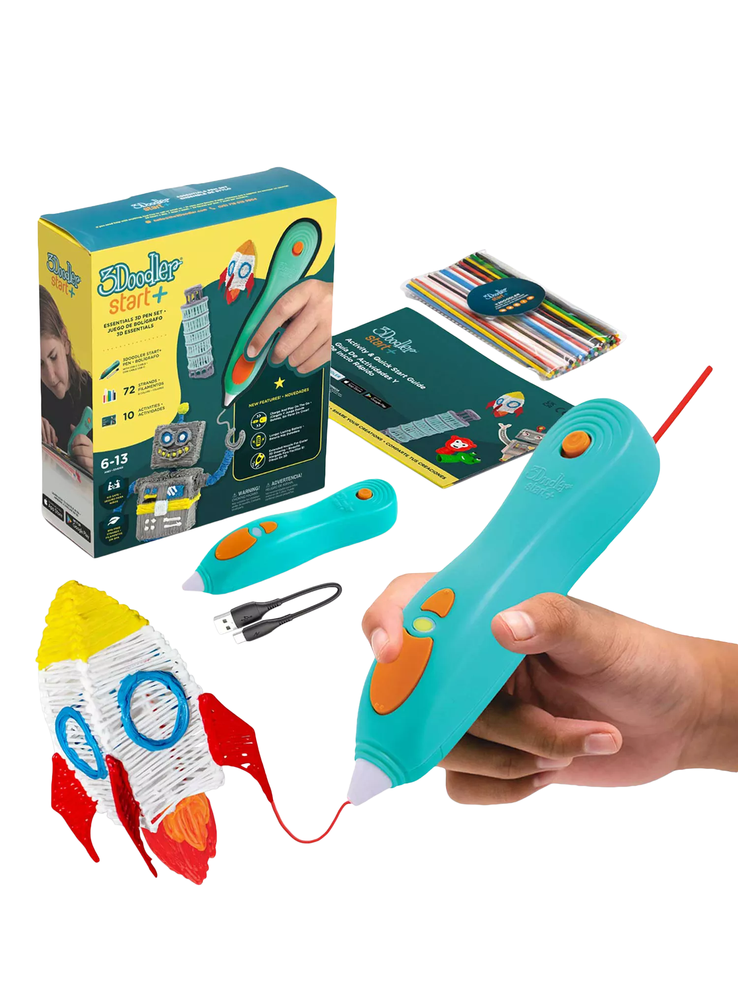 3Doodler Start+ kids 3D essential pen set - British product