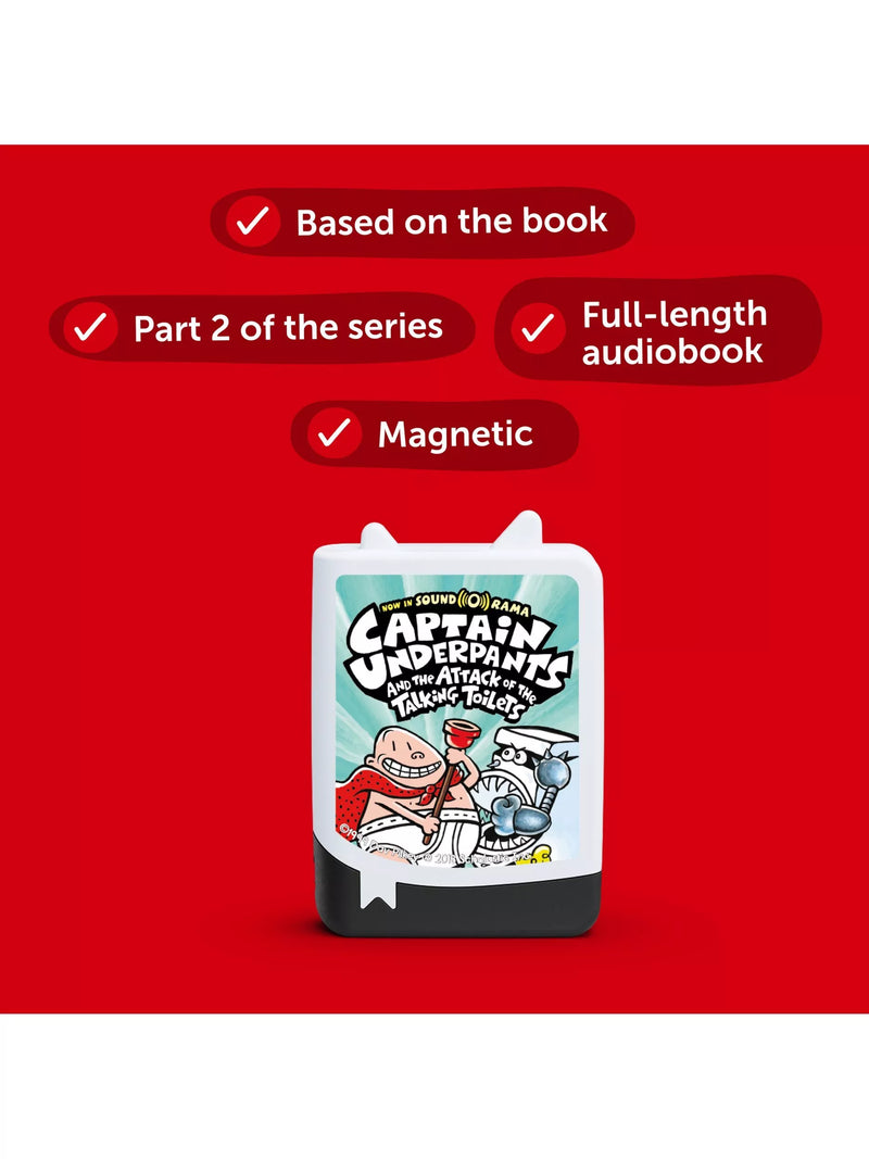 tonies Captain Underpants audio book character tonie - imported from the UK