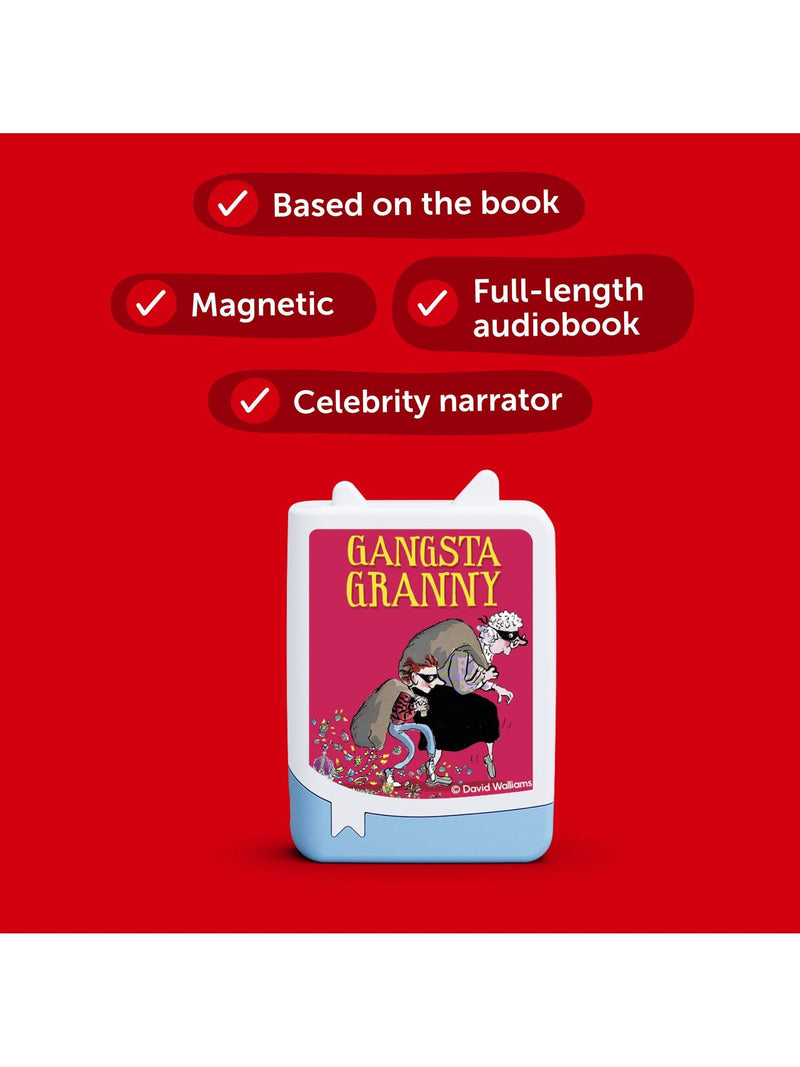tonies Gangsta Granny audio book pocket tonie, imported from the UK