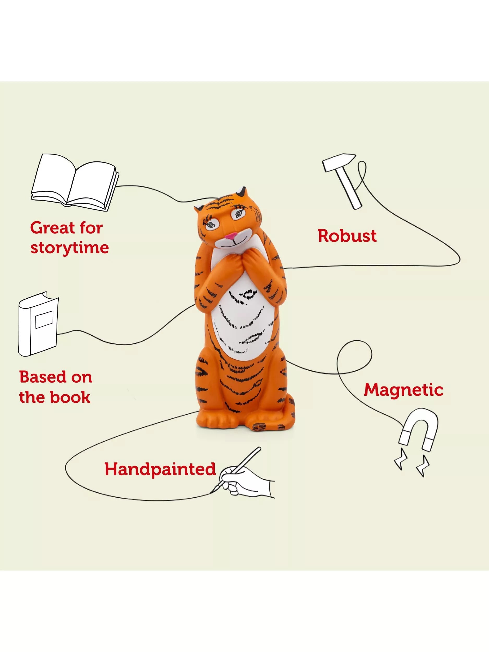 tonies Tiger Who Came to Tea audio toy, imported from the UK