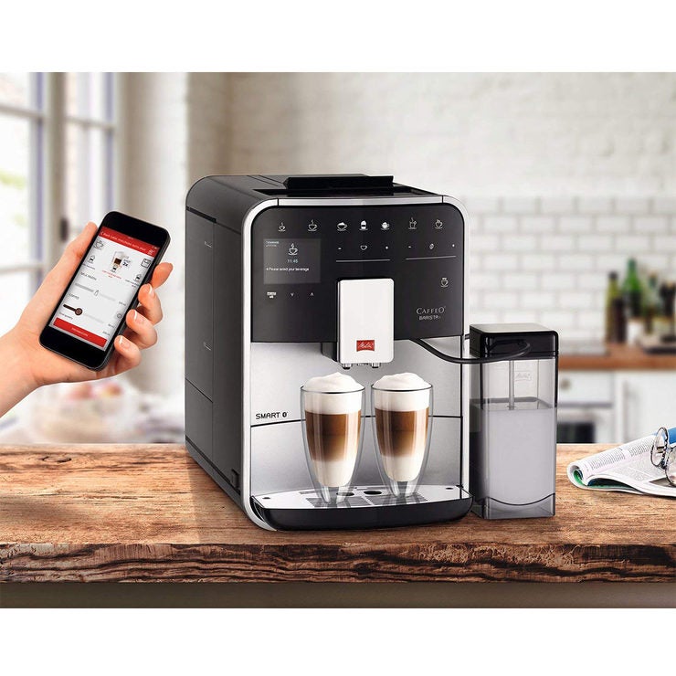 Melitta Barista T SMART silver bean-to-cup coffee machine, imported from the UK
