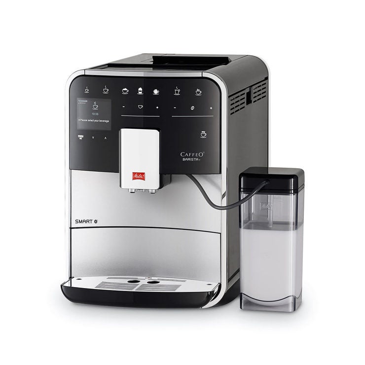 Melitta Barista T SMART silver bean-to-cup coffee machine, imported from the UK