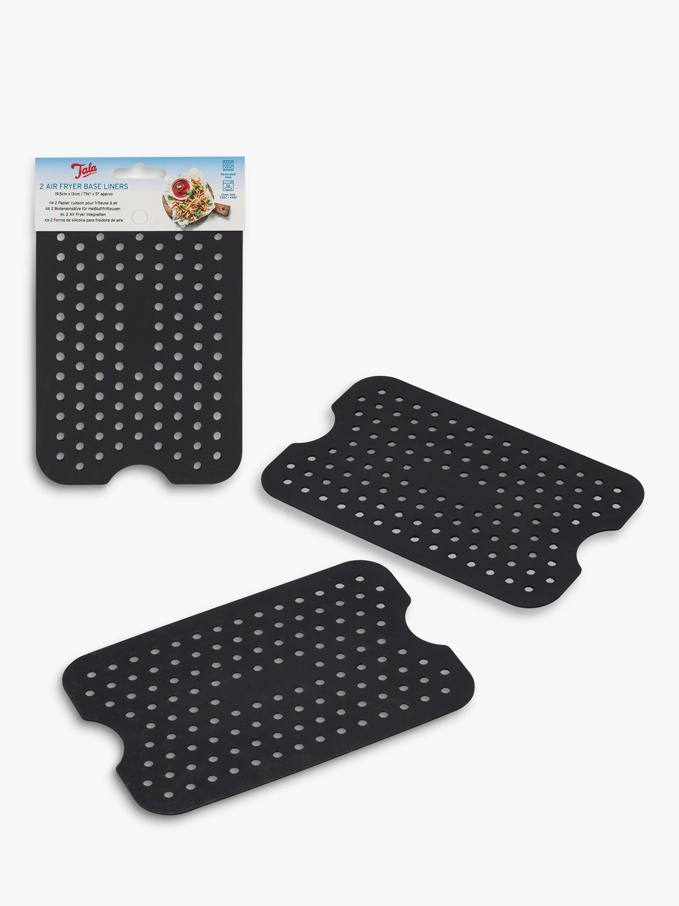 Tala silicone air fryer liners set of 2 19.5x13cm, imported from the UK