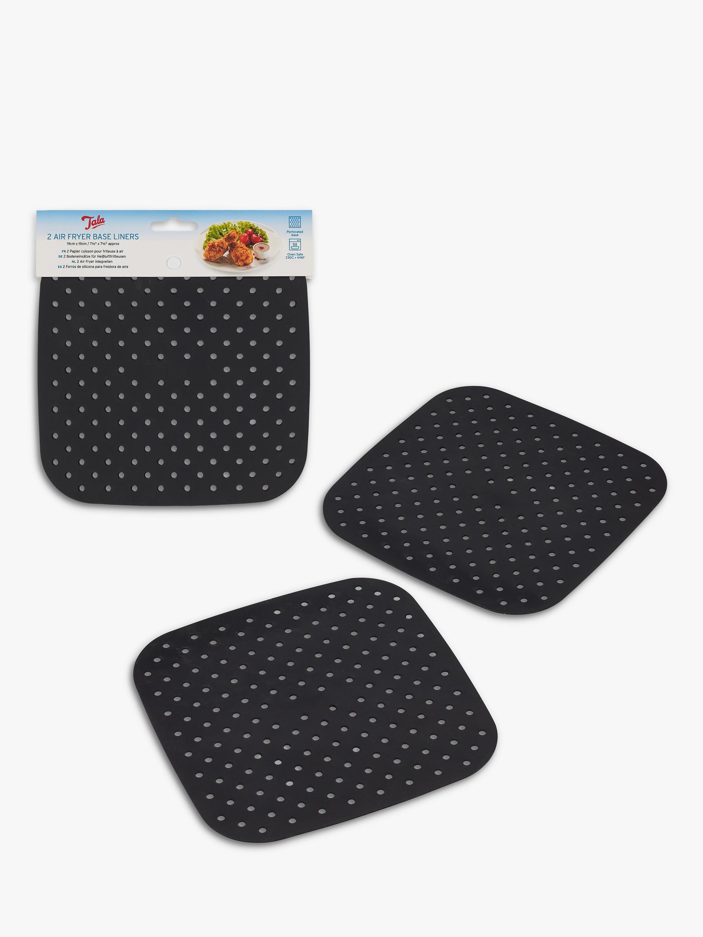 Tala air fryer liner set of 2 square 19cm, imported from the UK
