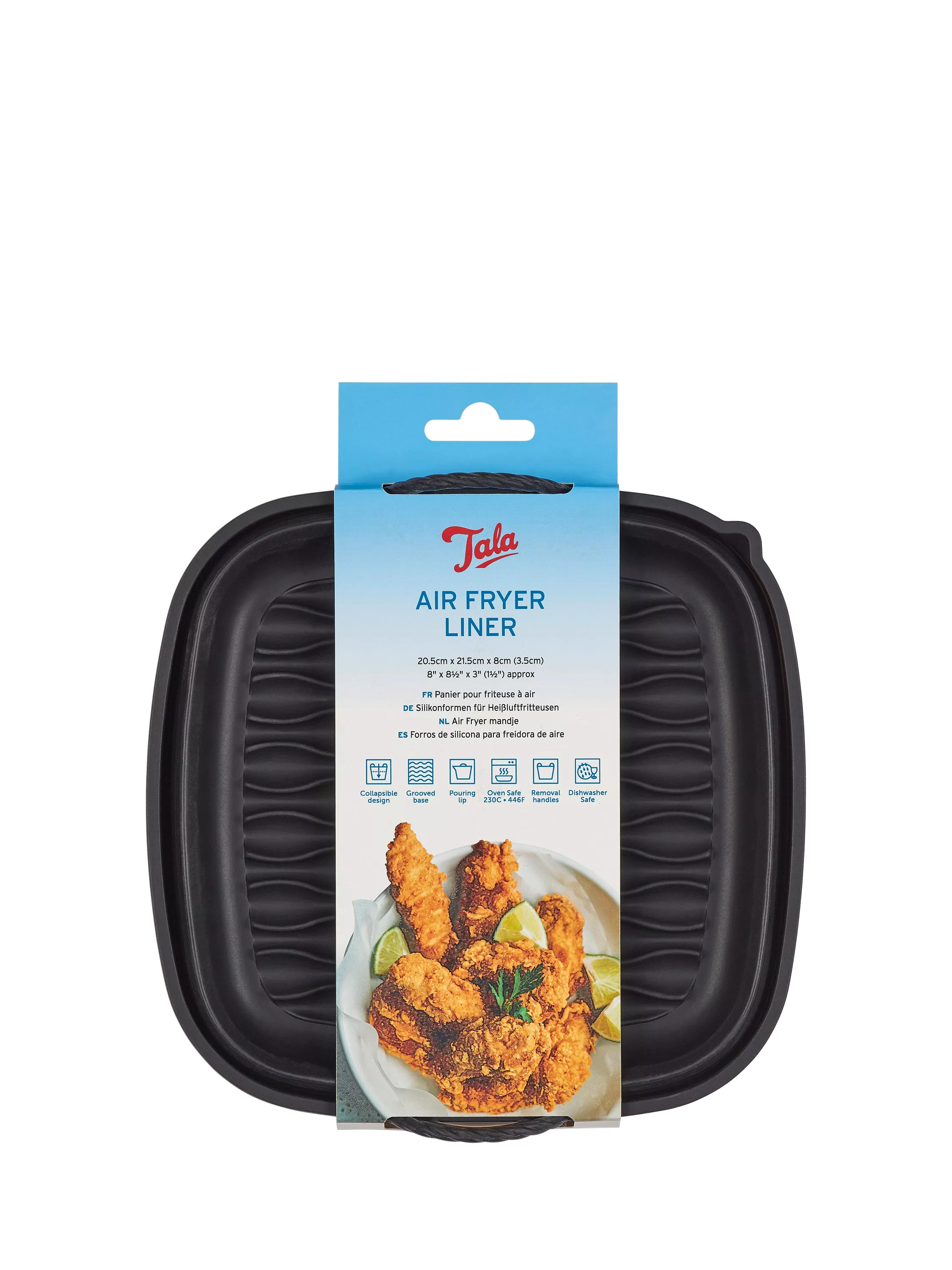 Tala collapsible silicone air fryer liner 22cm, imported from the UK