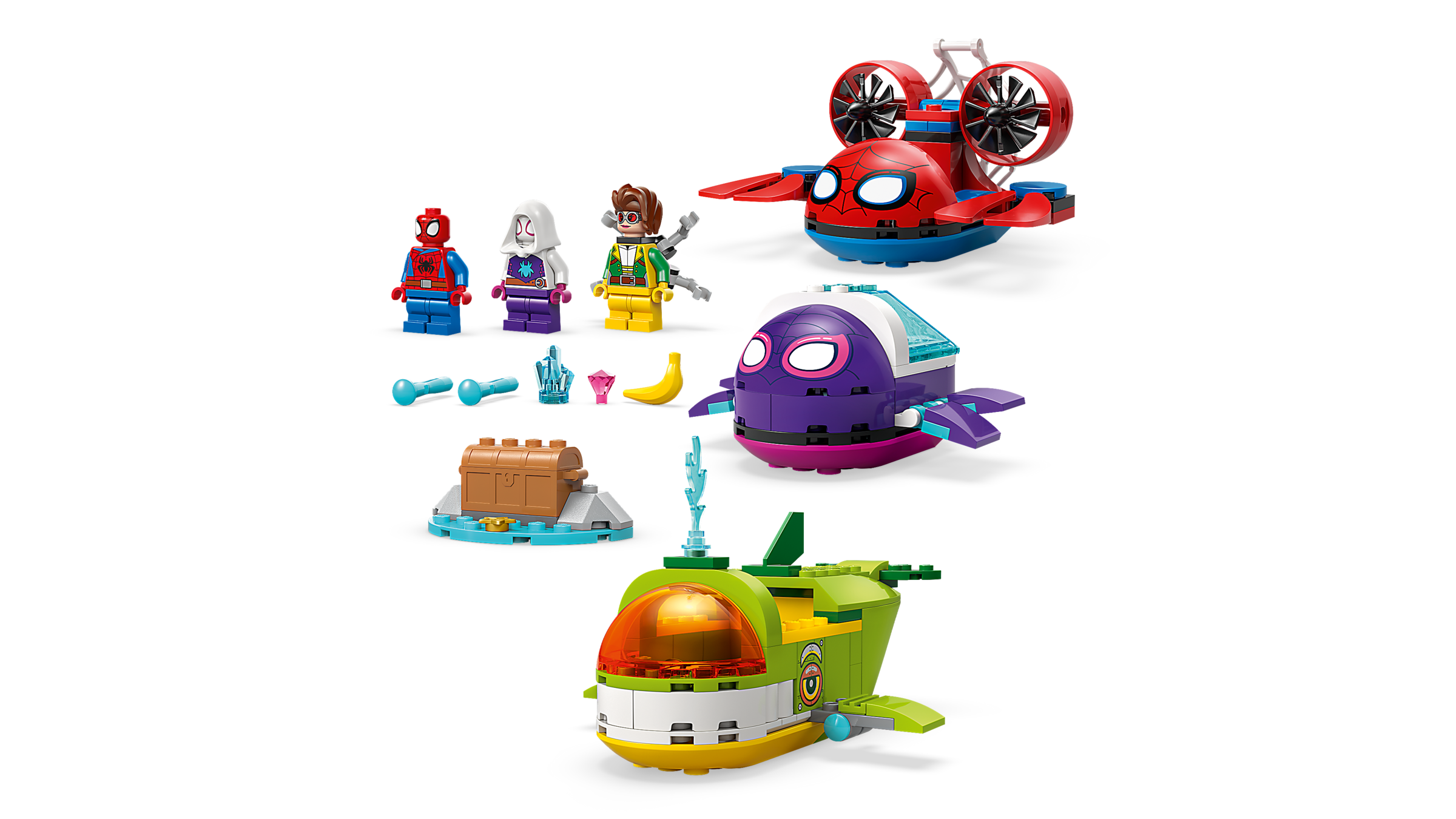 LEGO Marvel Spidey underwater vehicles building set - British product
