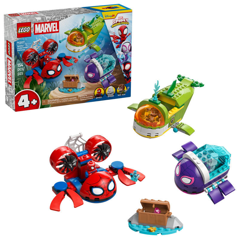 LEGO Marvel Spidey underwater vehicles building set - British product