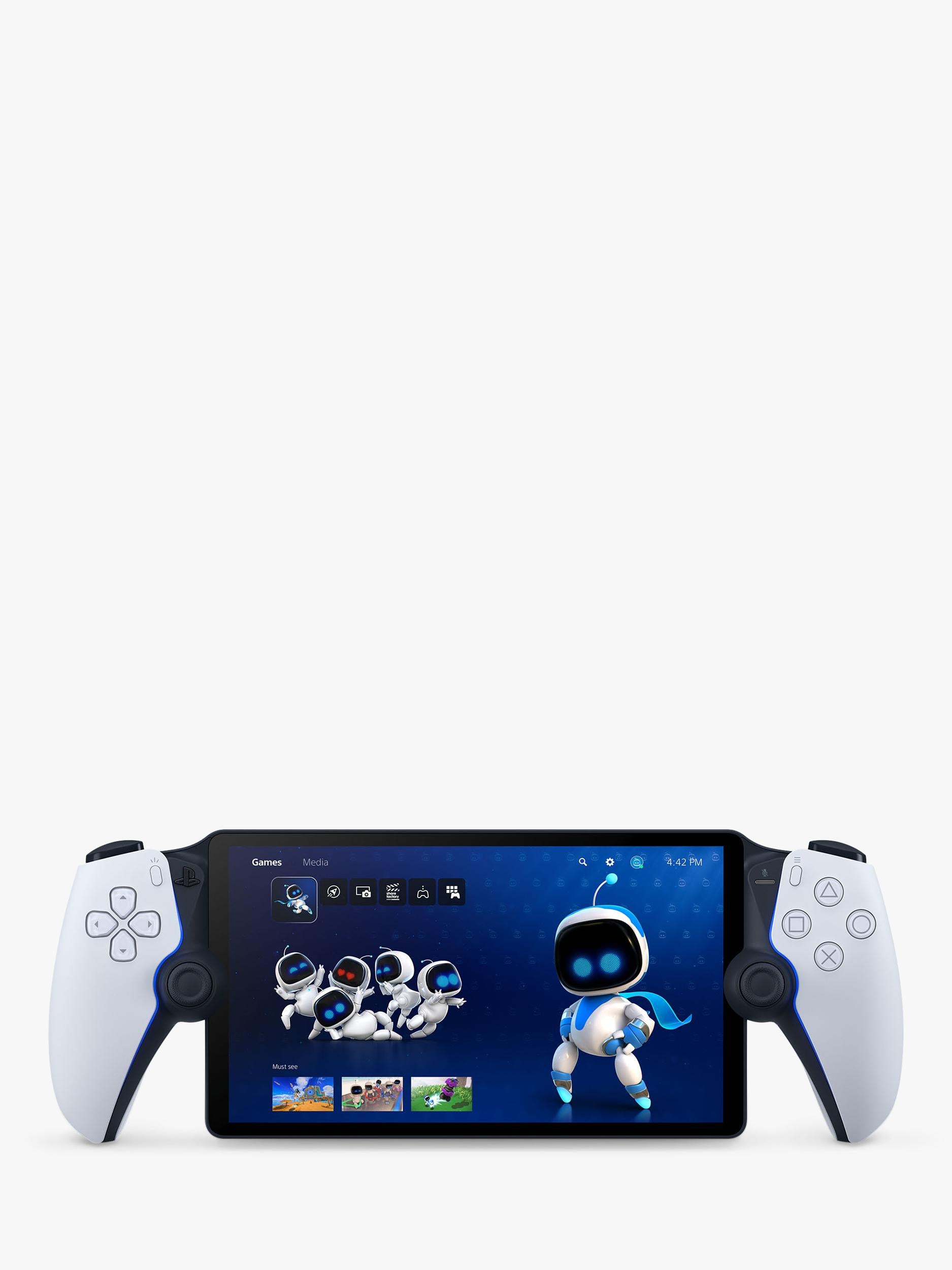 PlayStation remote gaming player with 8-inch screen for PS5, imported from the UK