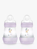 MAM Easy Start Anti-Colic Baby Bottle, Pack of 2, 160ml, Pink