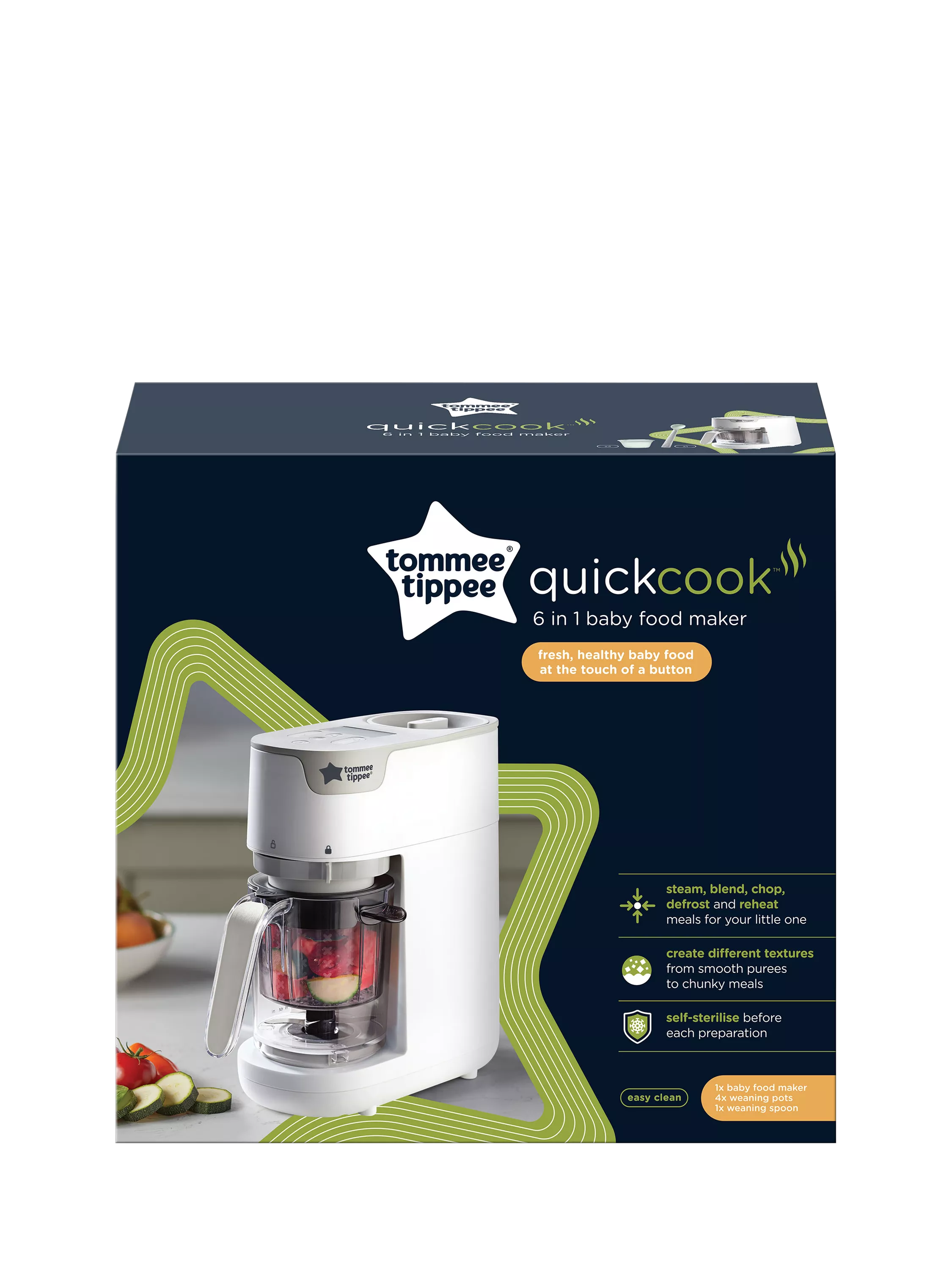 Tommee Tippee 6-in-1 baby food maker with 500ml jug (British brand)