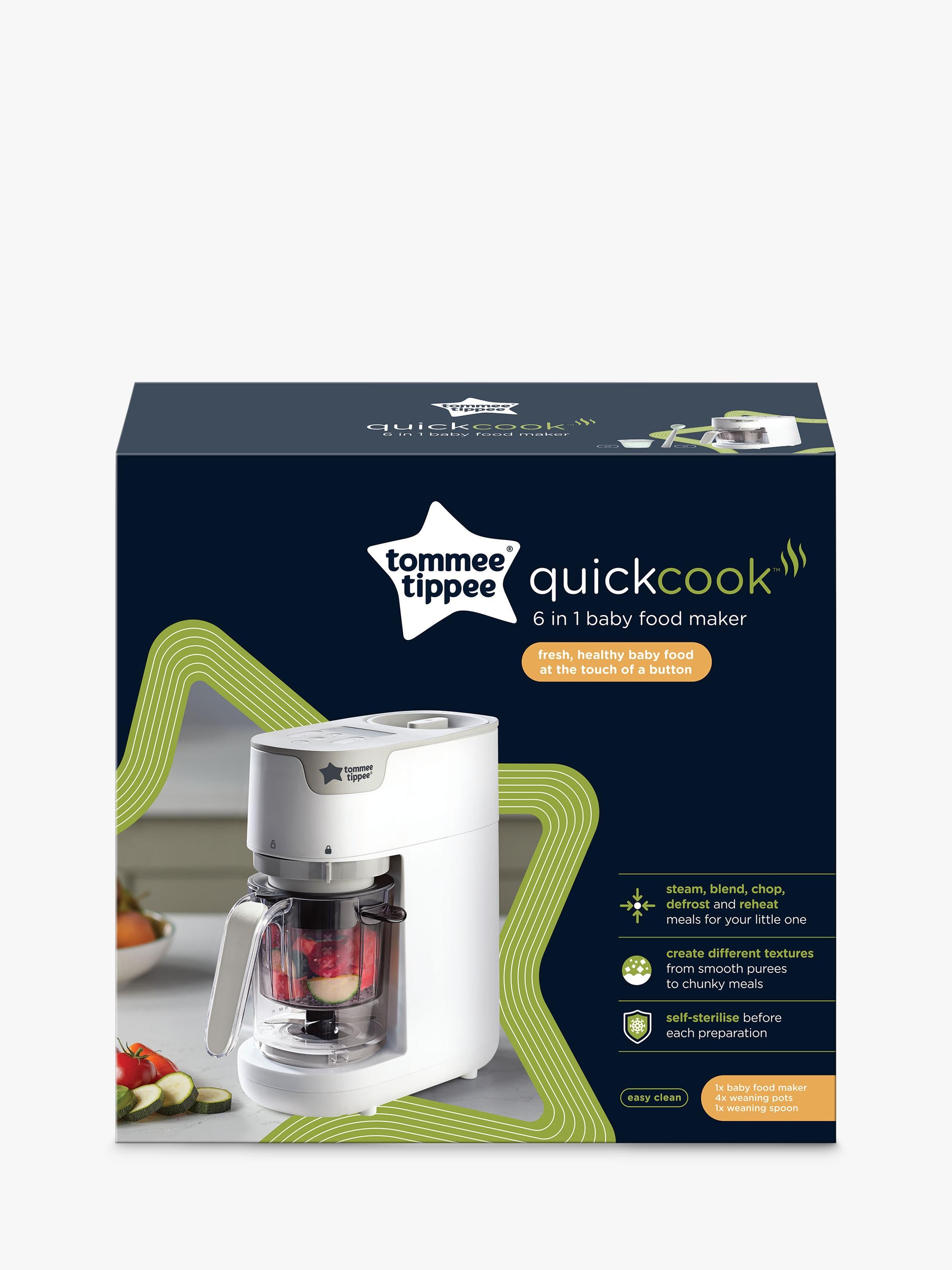 Tommee Tippee 6-in-1 baby food maker with 500ml jug (British brand)