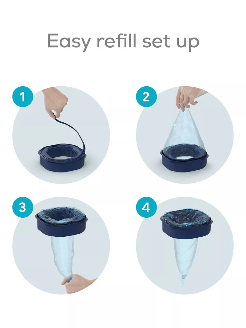Angelcare Octagonal XL nappy bin refills pack of 3 - British product