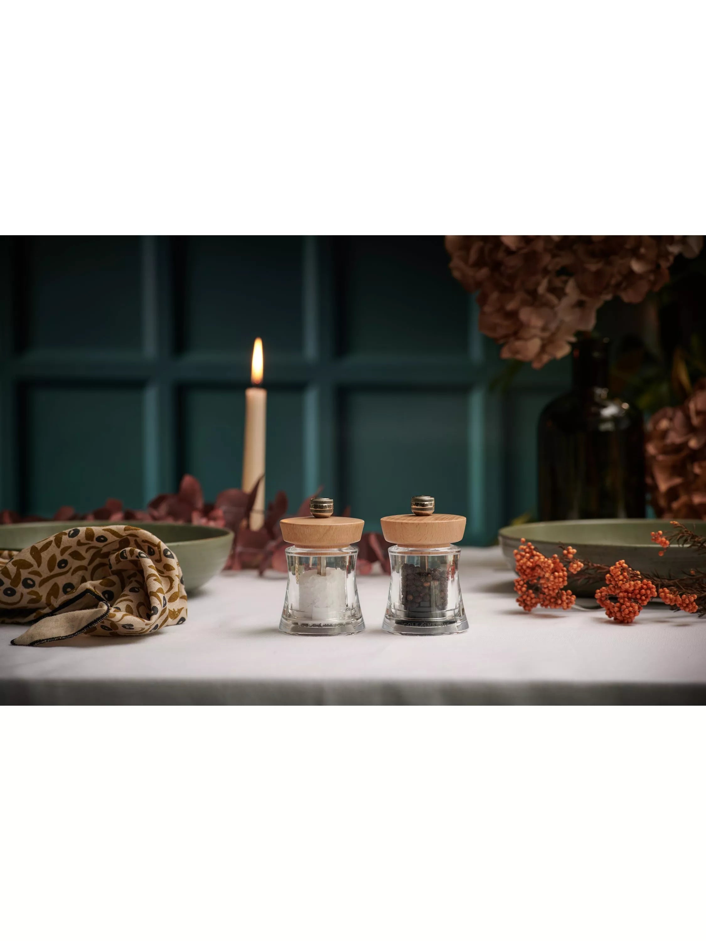 Cole & Mason Holborn salt mill 9cm, imported from the UK