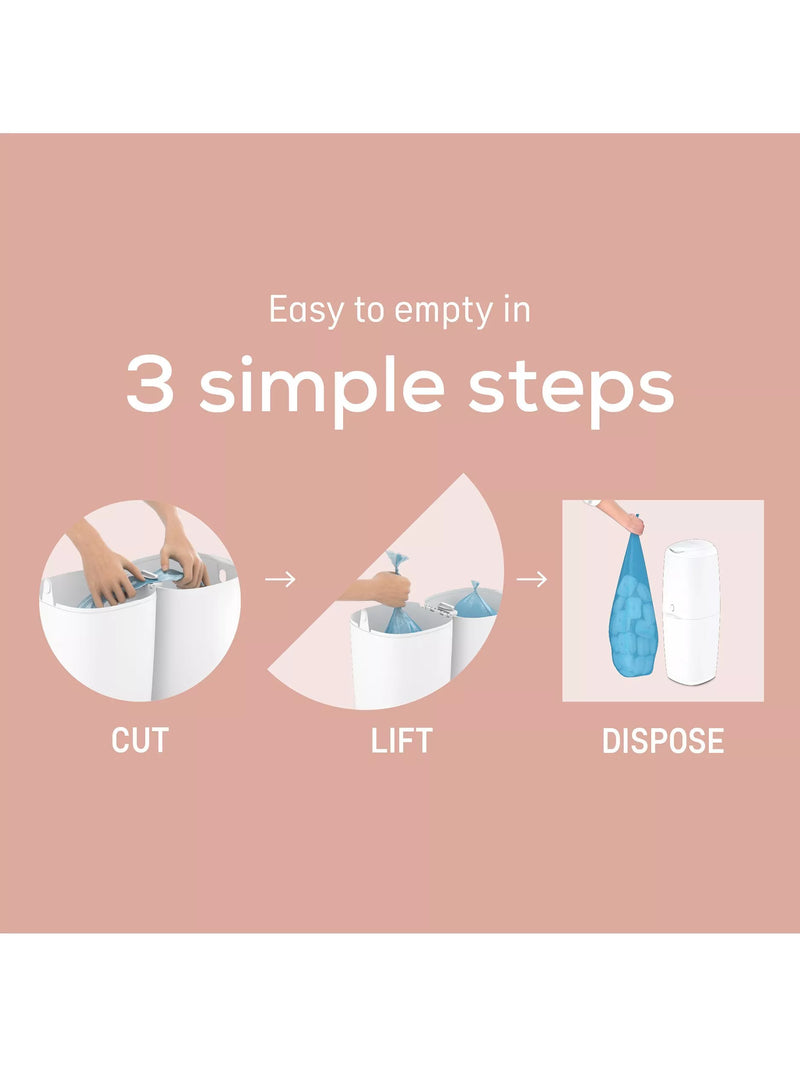 Angelcare Classic XL nappy bin and refill bundle - British product