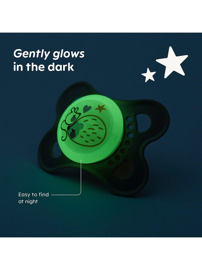MAM Night Glow Soother 0-6 months pack of 2 - British product
