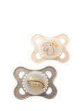 MAM Night Glow in the Dark Baby Soother, Pack of 2 (0-6 months)