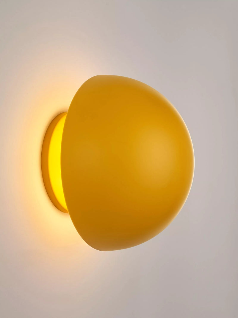 John Lewis Mushroom Rechargeable Dimmable Wall Light, Yellow