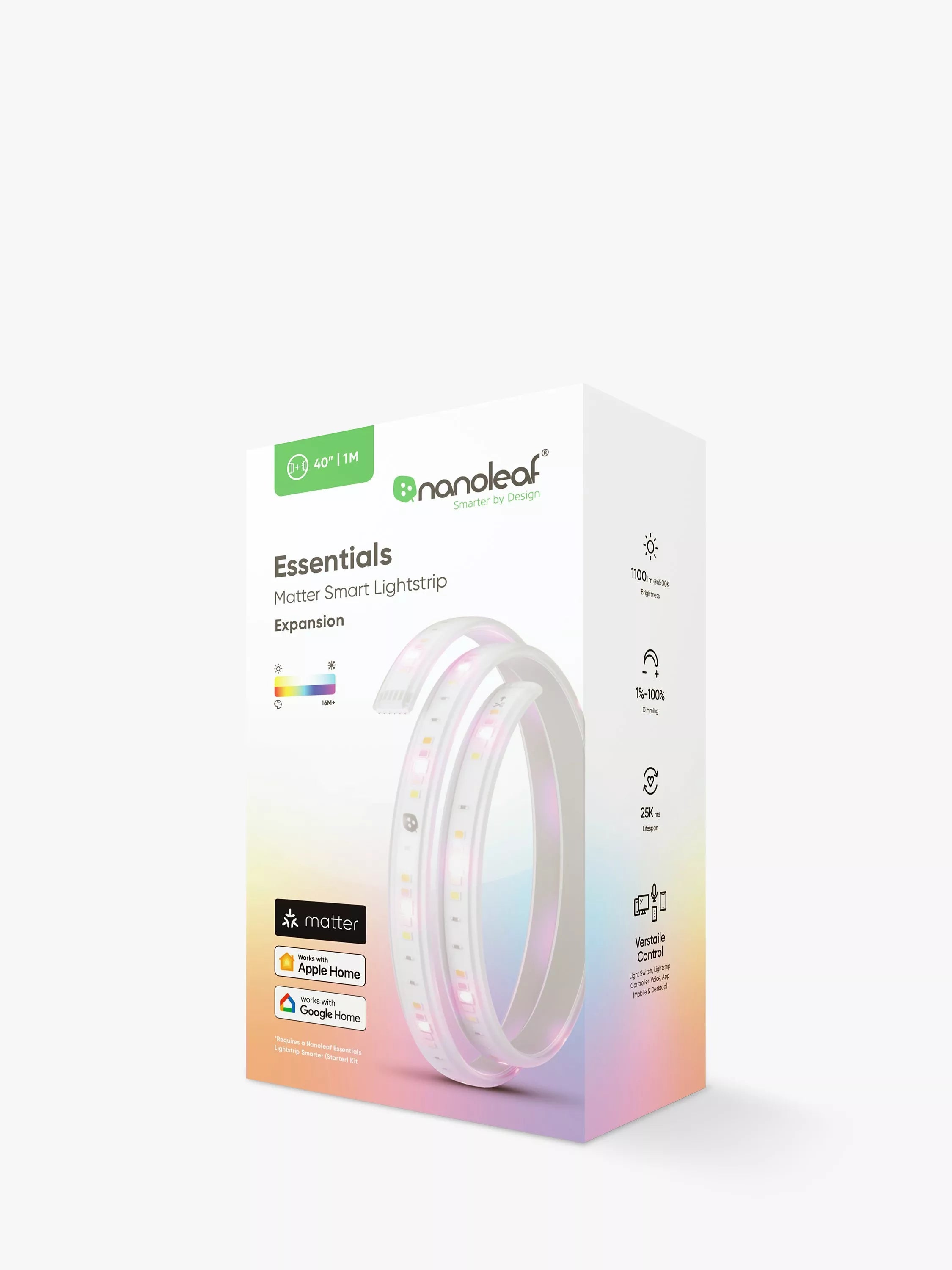 Nanoleaf Essentials Matter Smart Lightstrip 1m (British brand)