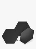 Nanoleaf Shapes Ultra Black Hexagon smart LED panels 3 panels, imported from the UK