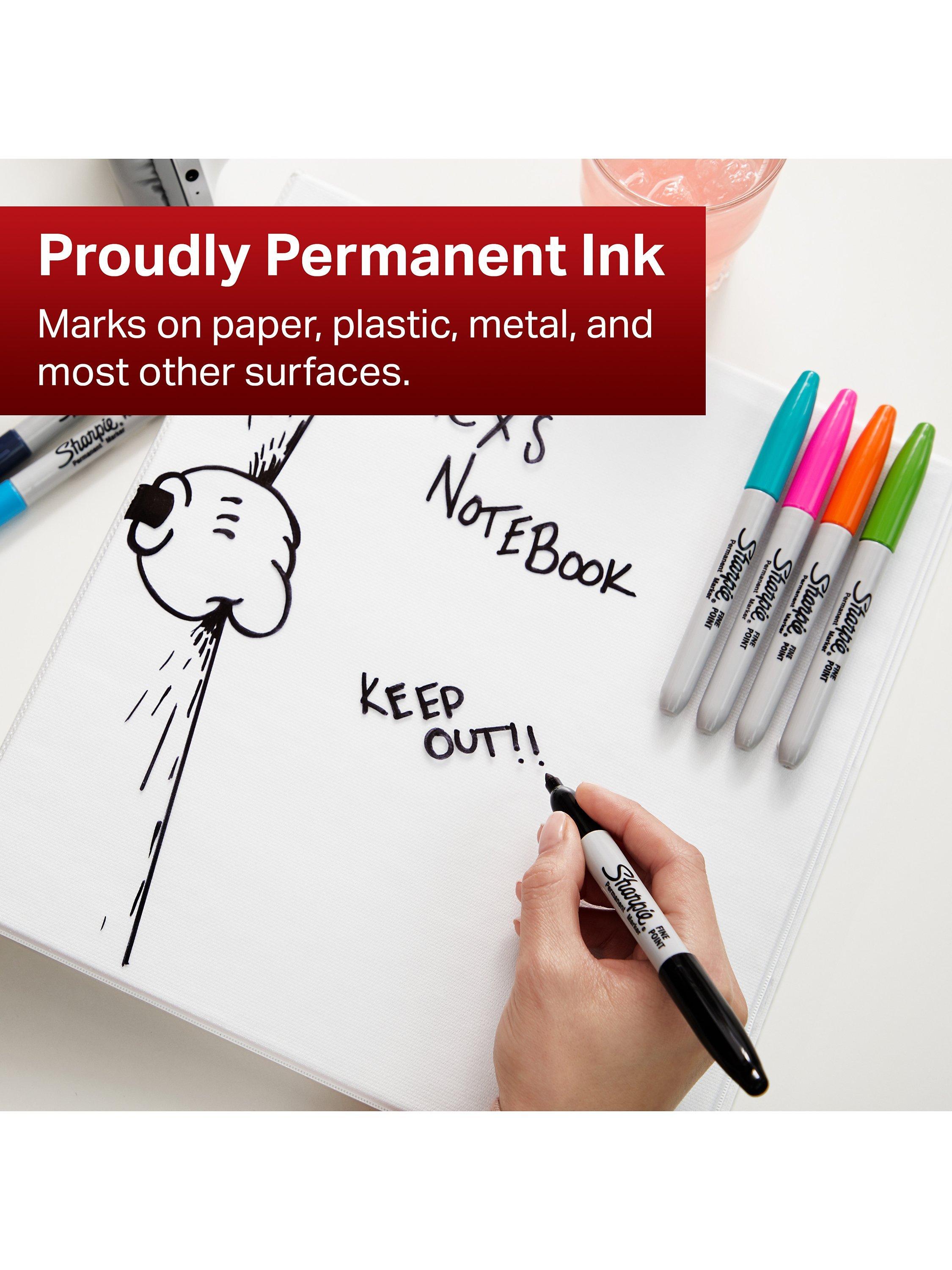 Sharpie permanent marker pens set of 12 multi fine point, UK version