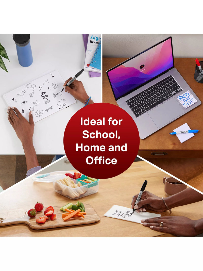 Sharpie permanent marker pens set of 12 multi fine point, UK version