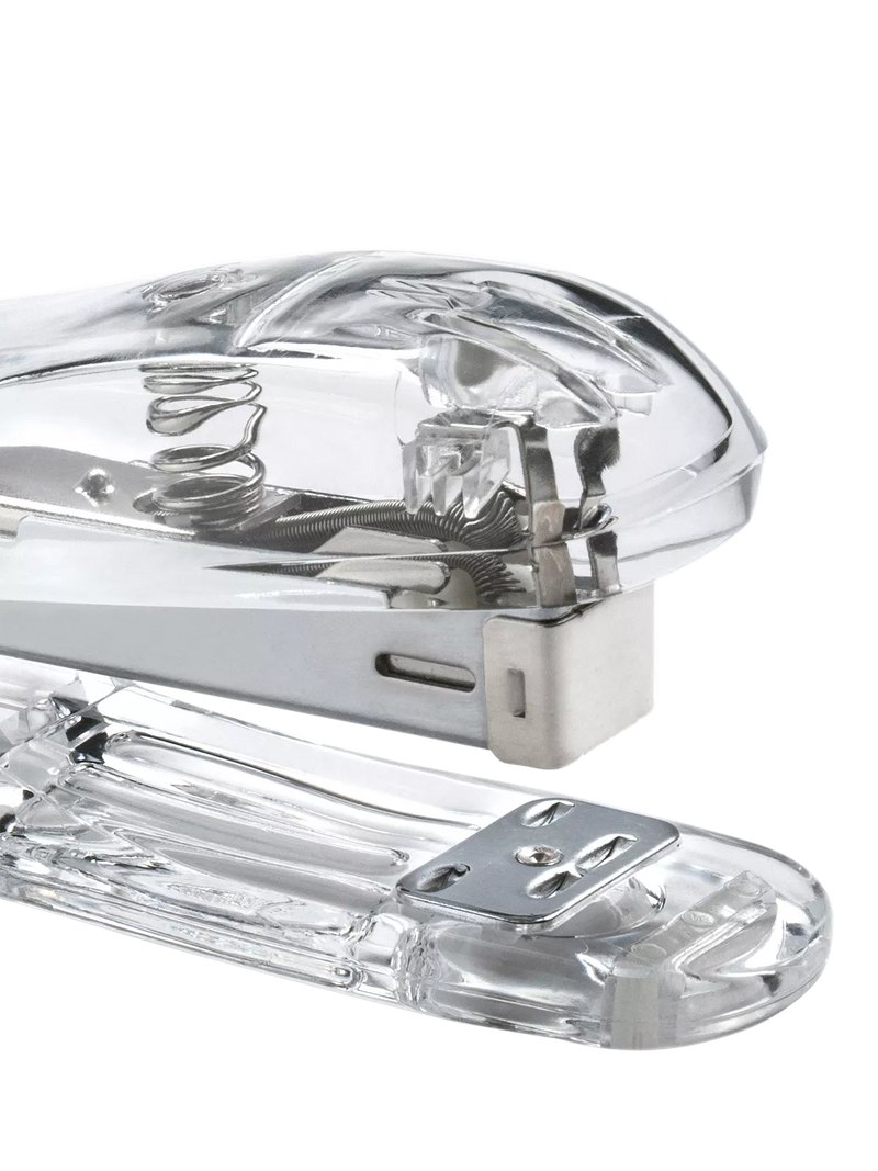 Osco clear acrylic stapler with 26/6 staples, imported from the UK