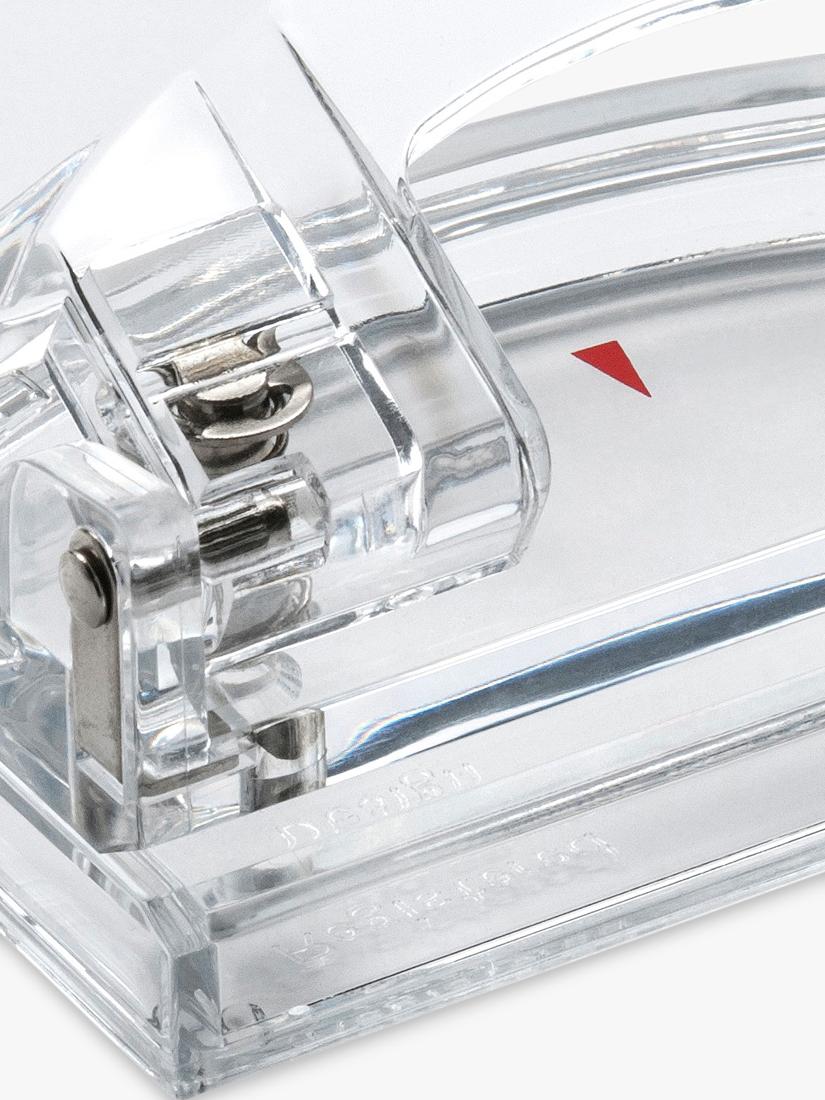 Osco acrylic hole punch clear 12-sheet capacity - British product