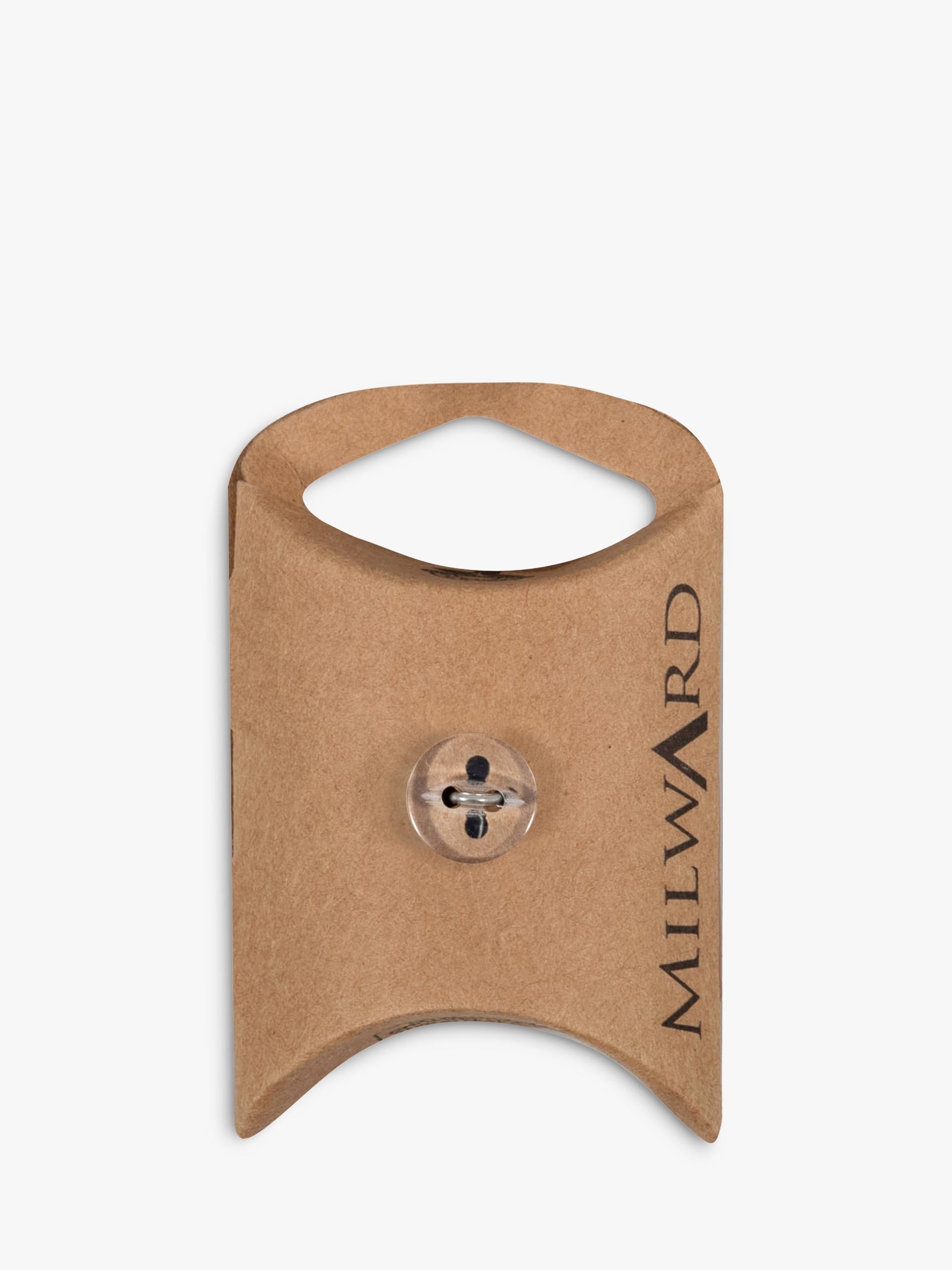 Milward 2 hole buttons 11mm pack of 10 - British product