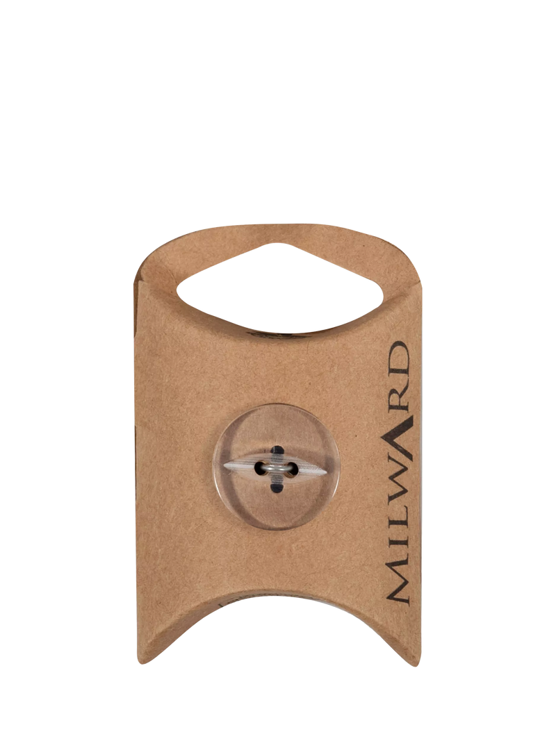 Milward clear 2 hole buttons 19mm, UK version