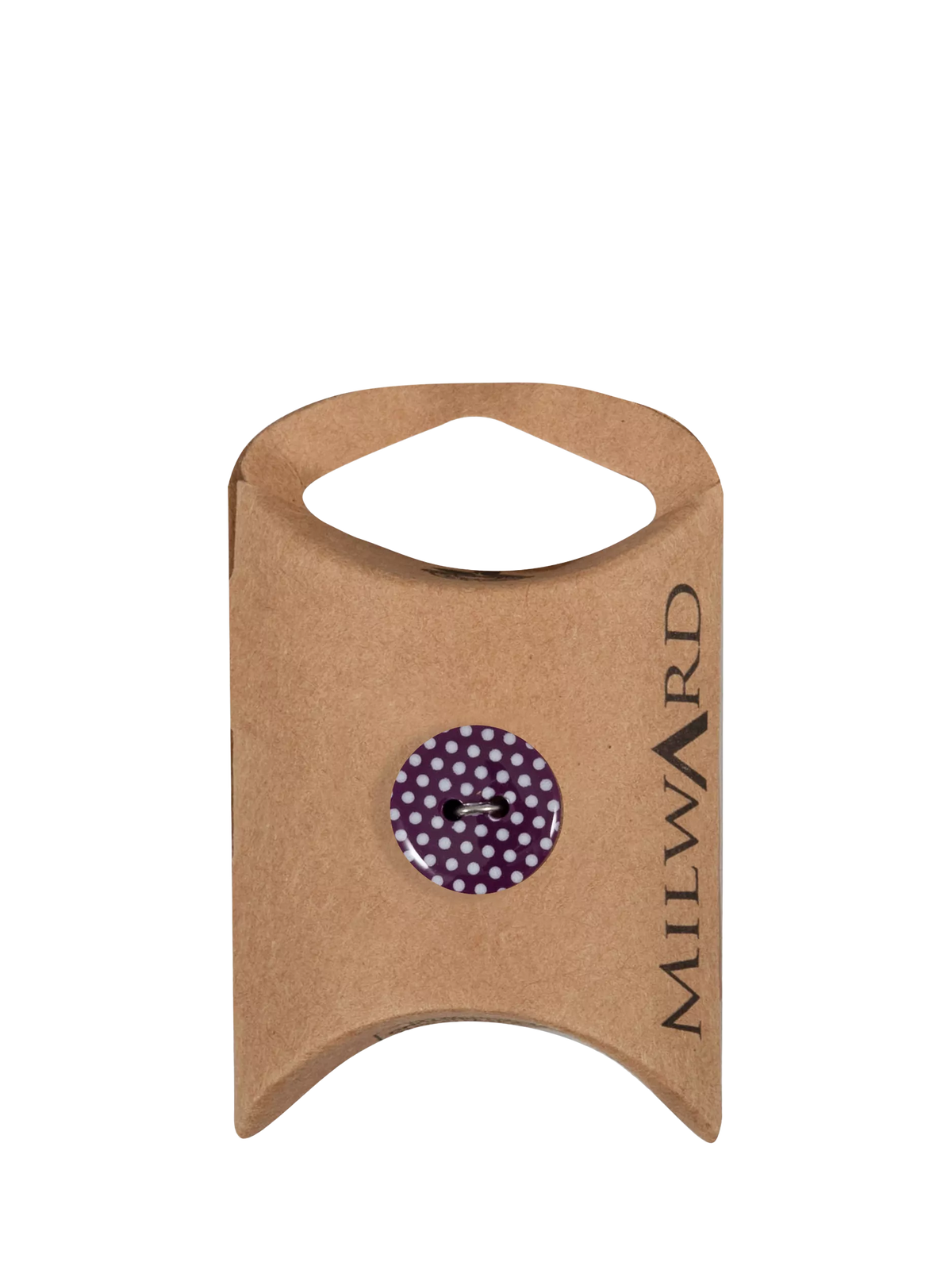Milward buttons 2 hole dot 15mm pack of 6, UK version