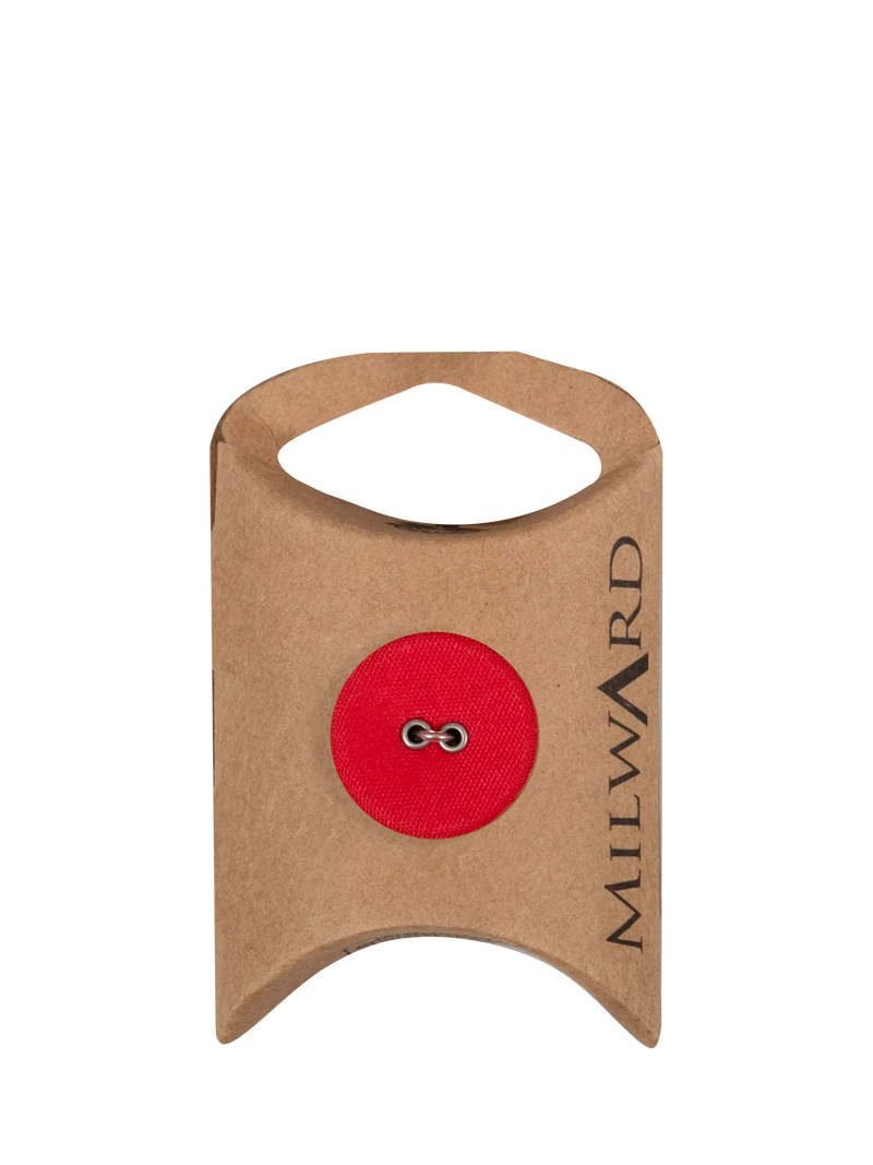 Milward fabric buttons 2 hole 20mm pack of 6 (British brand)