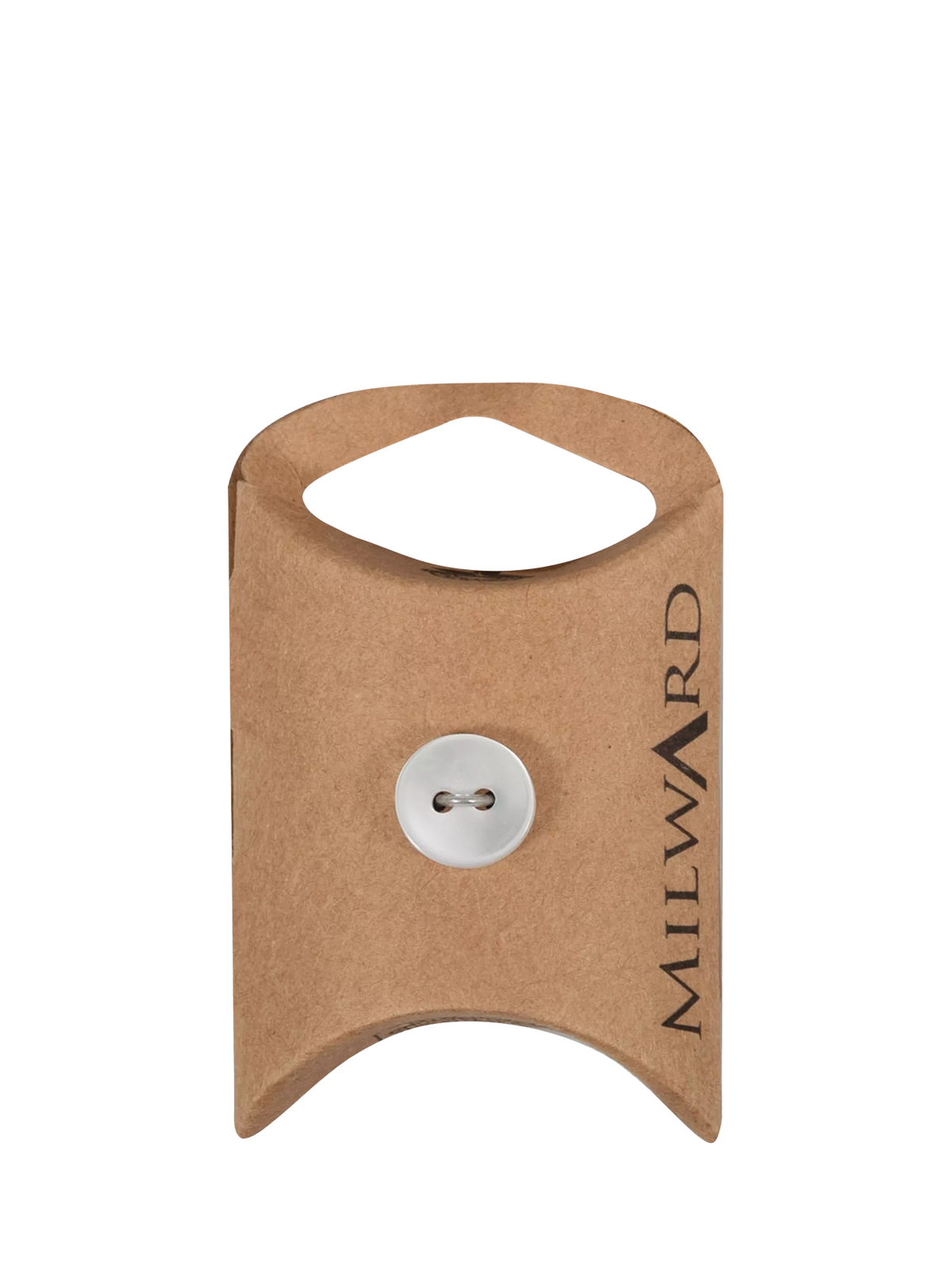Milward white 2 hole rim buttons 12mm - British product