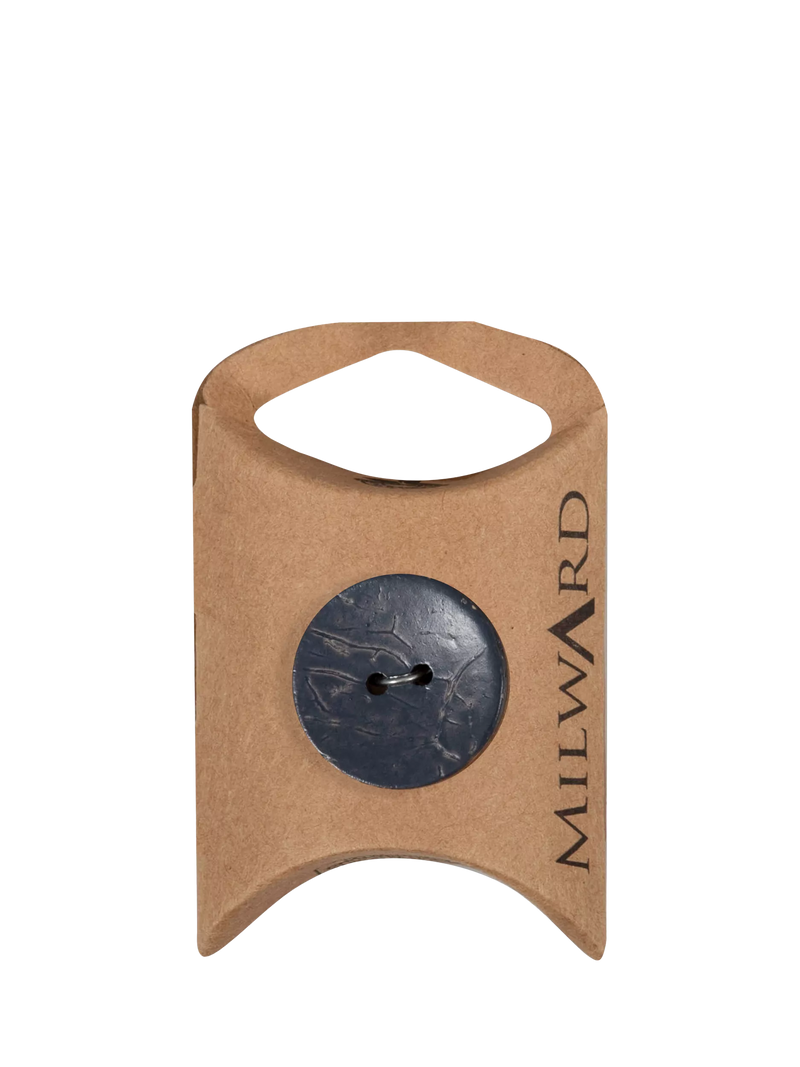 Milward navy Leder-Optik Knöpfe 23mm 5er-Pack, importiert aus Großbritannien