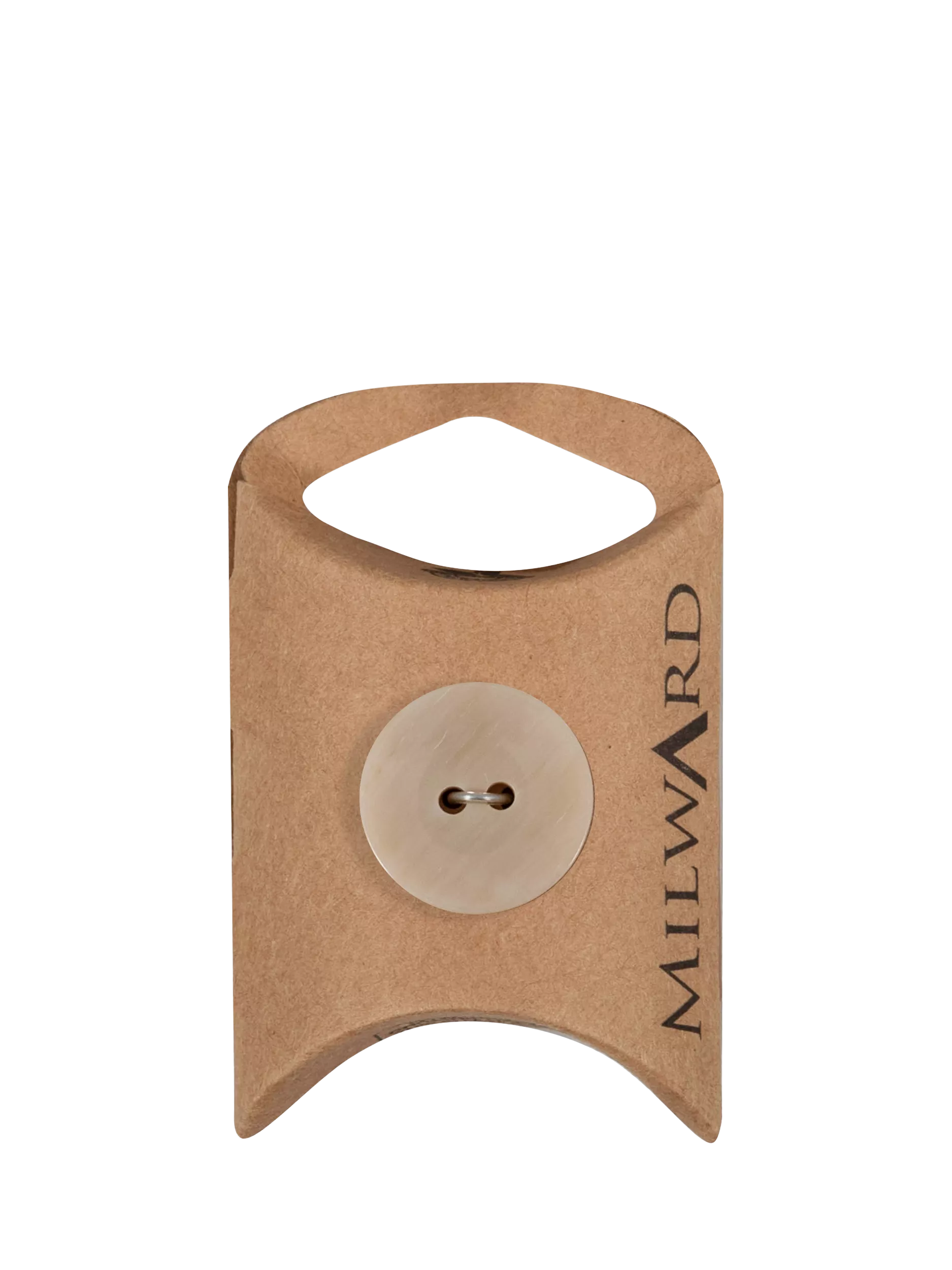 Milward 2 Hole Marbled Buttons, 20mm, Beige, Pack of 7