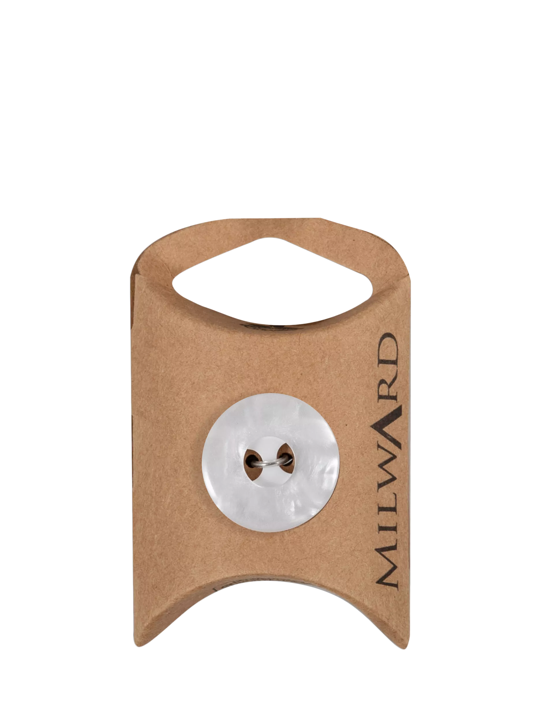 Milward marbled buttons 21mm white pack of 8 (British brand)