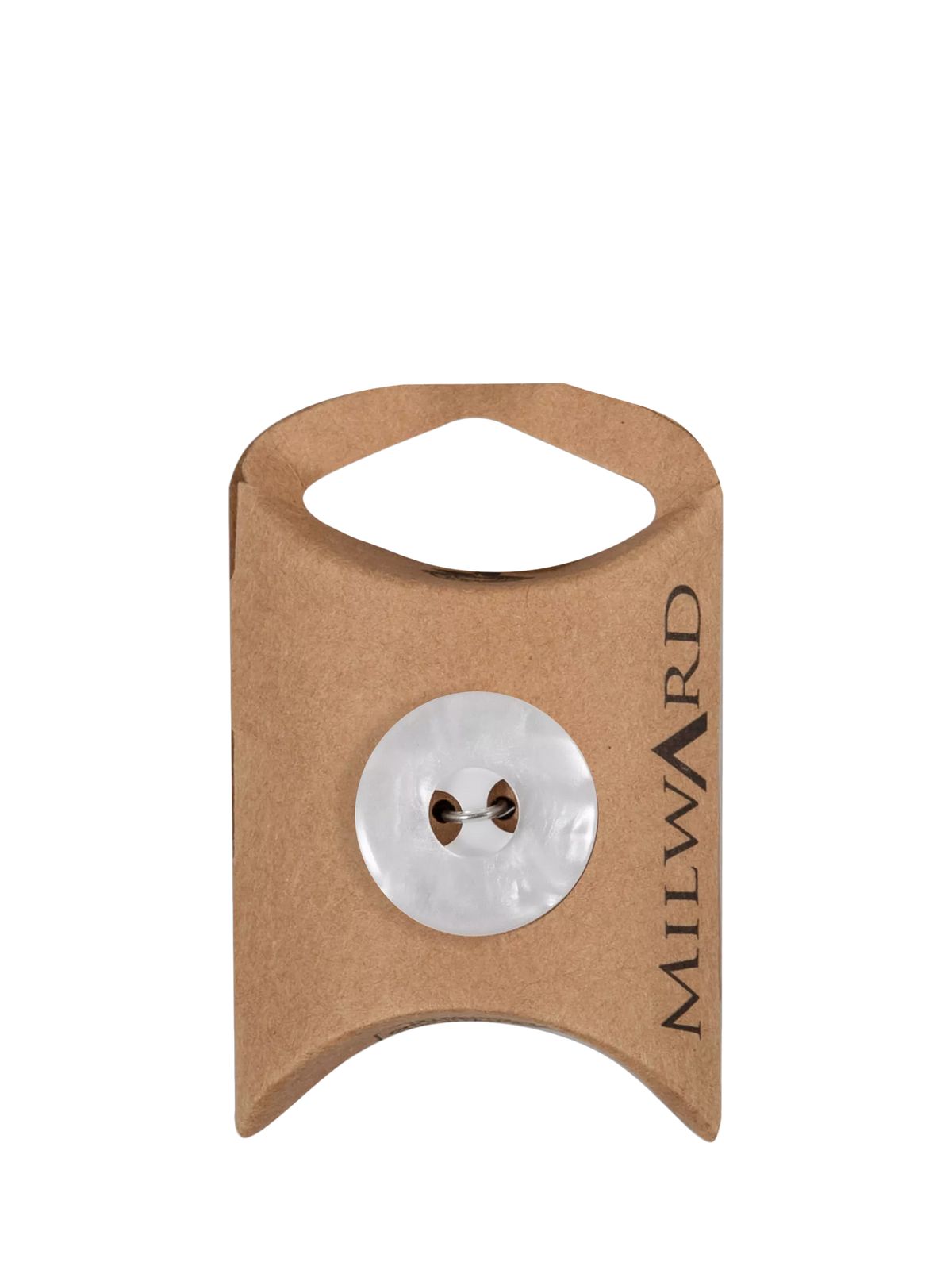 Milward marbled buttons 21mm white pack of 8 (British brand)