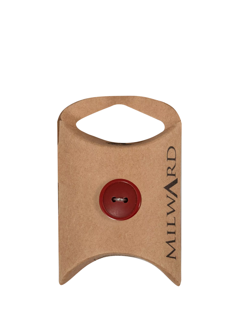 Milward 2 Hole Rim Buttons, 15mm, Pack of 6