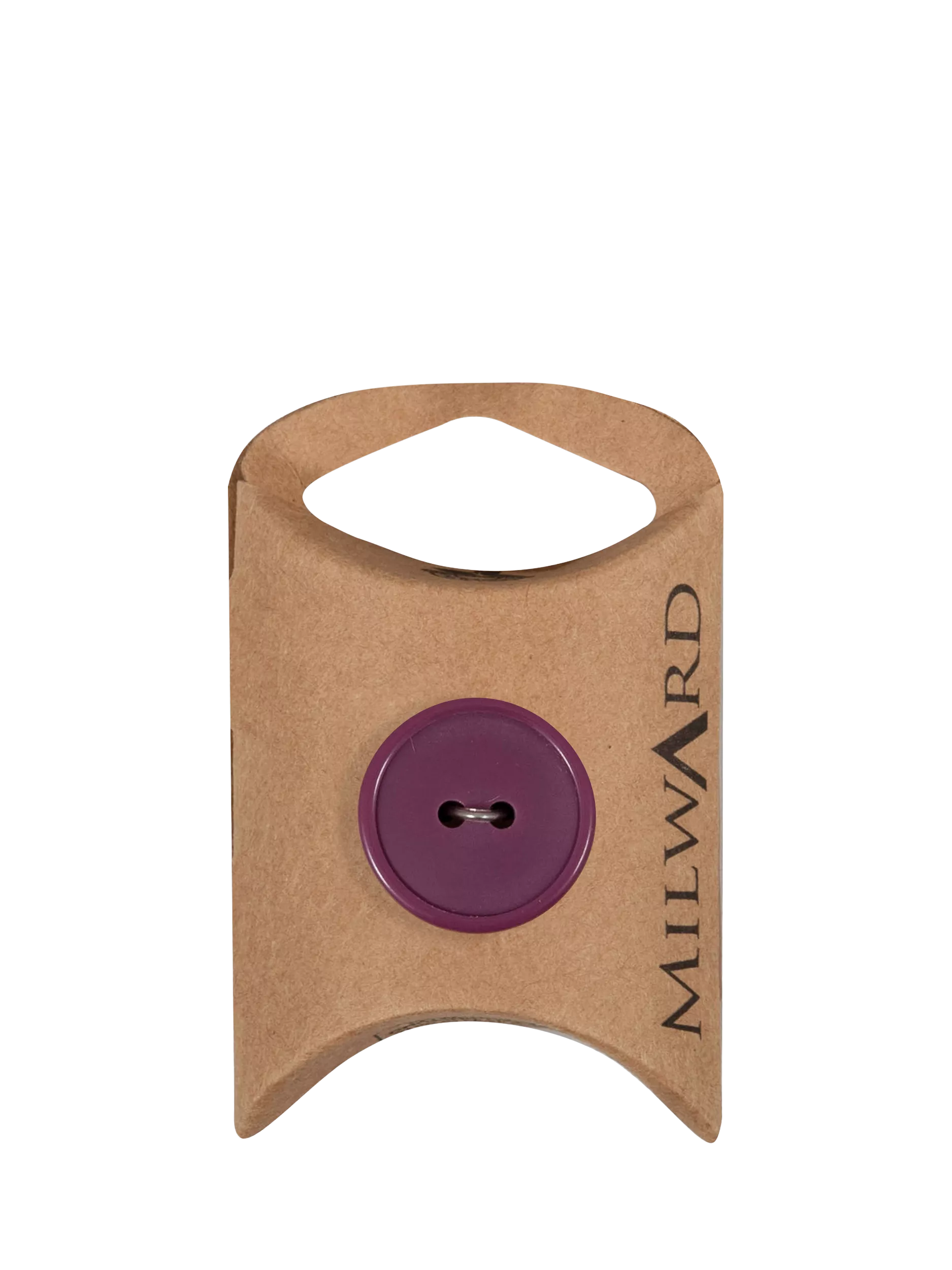 Milward 2 hole rim buttons 20mm Bordeaux, UK version
