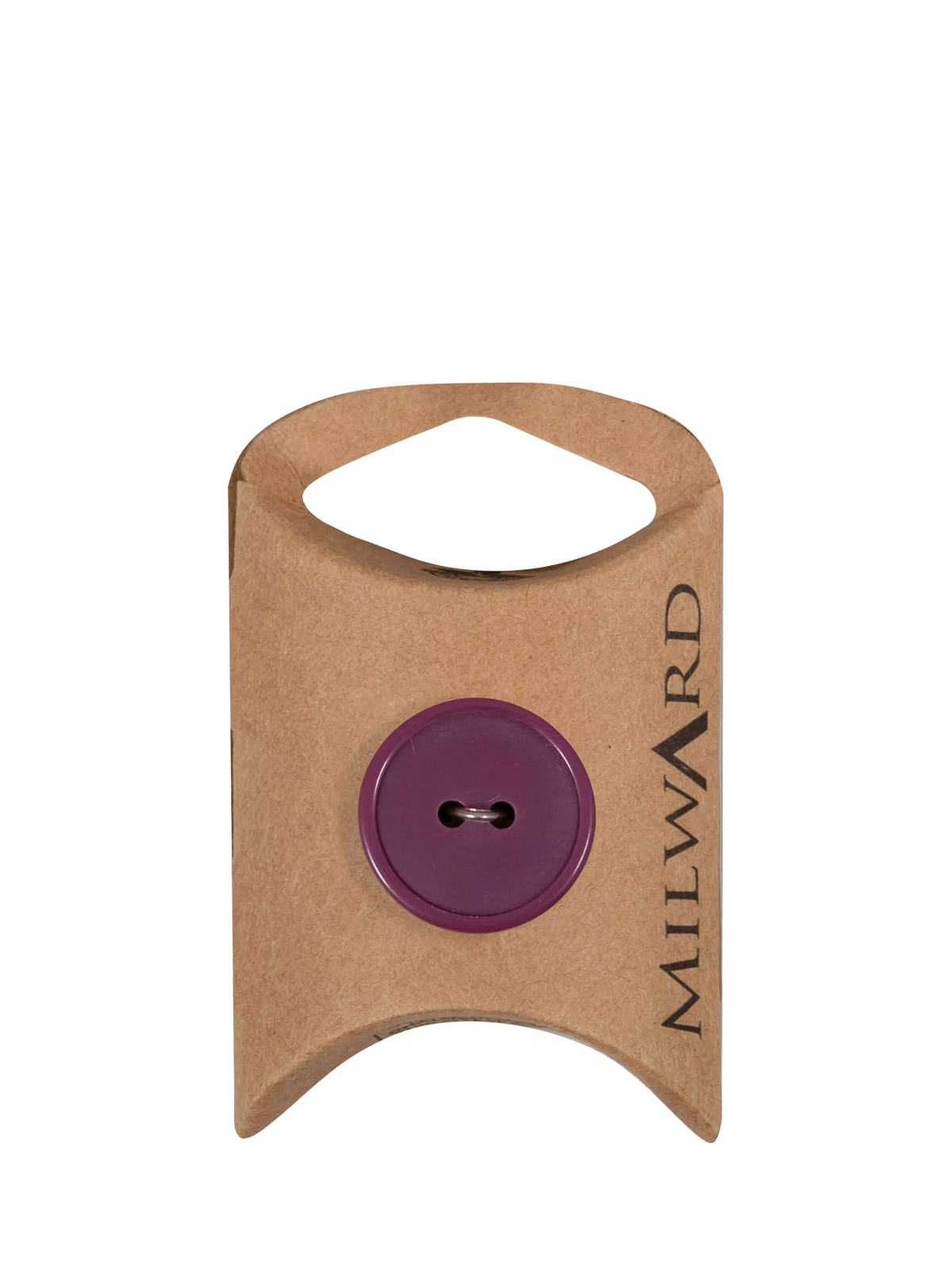 Milward 2 hole rim buttons 20mm Bordeaux, UK version