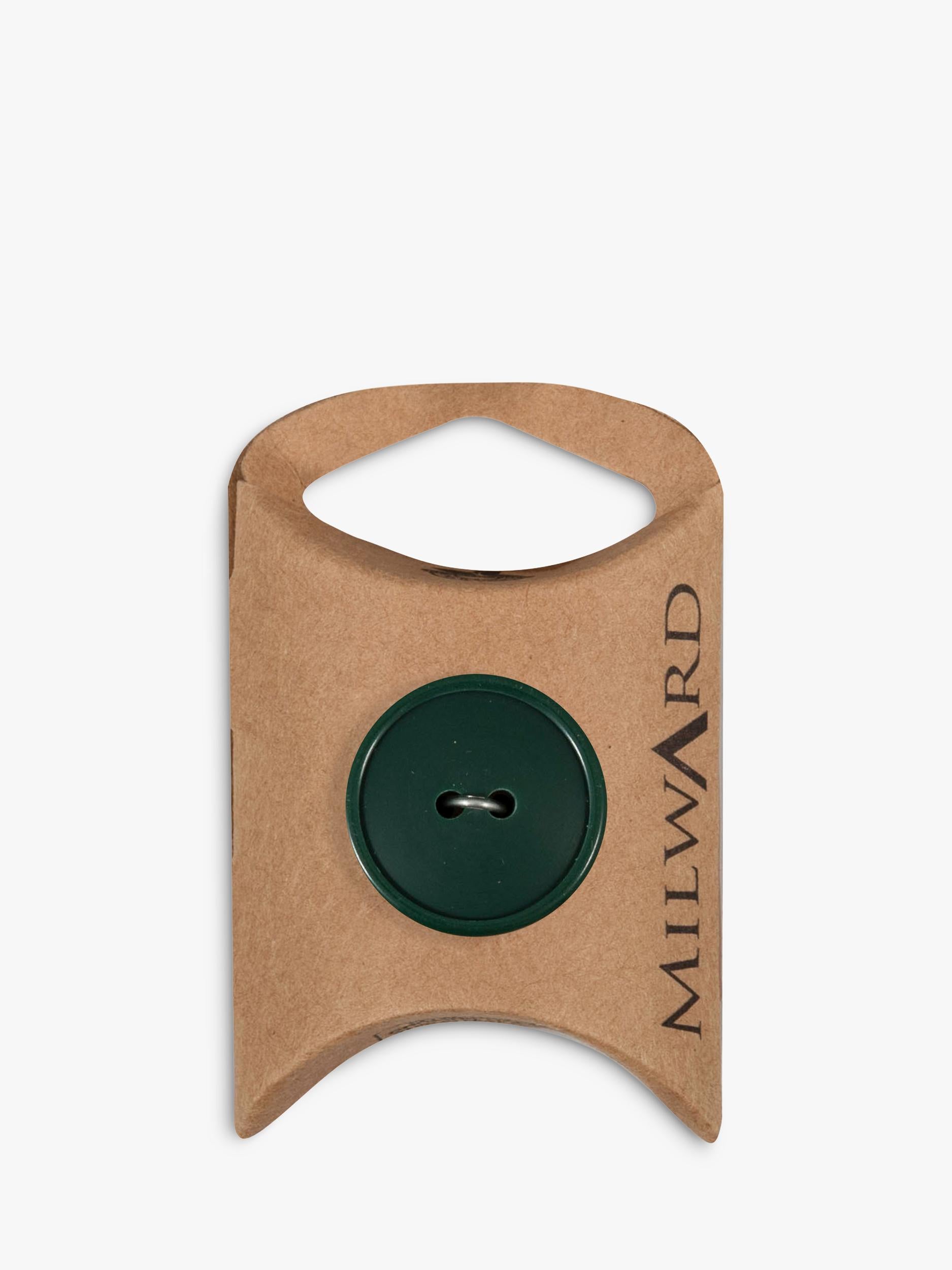 Milward 2 hole rim buttons 23mm pack of 4, imported from the UK