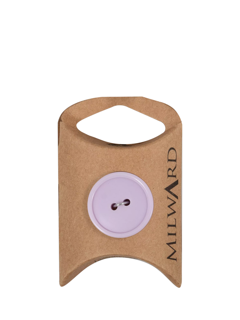 Milward 2 Hole Rim Buttons, 23mm, Purple, Pack of 4