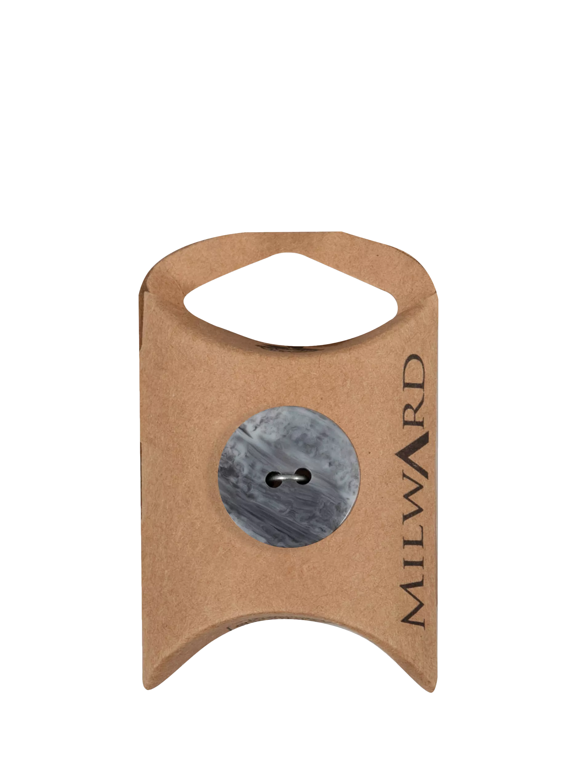 Milward 2 Hole Marbled Buttons, 20mm, Black, Pack of 7