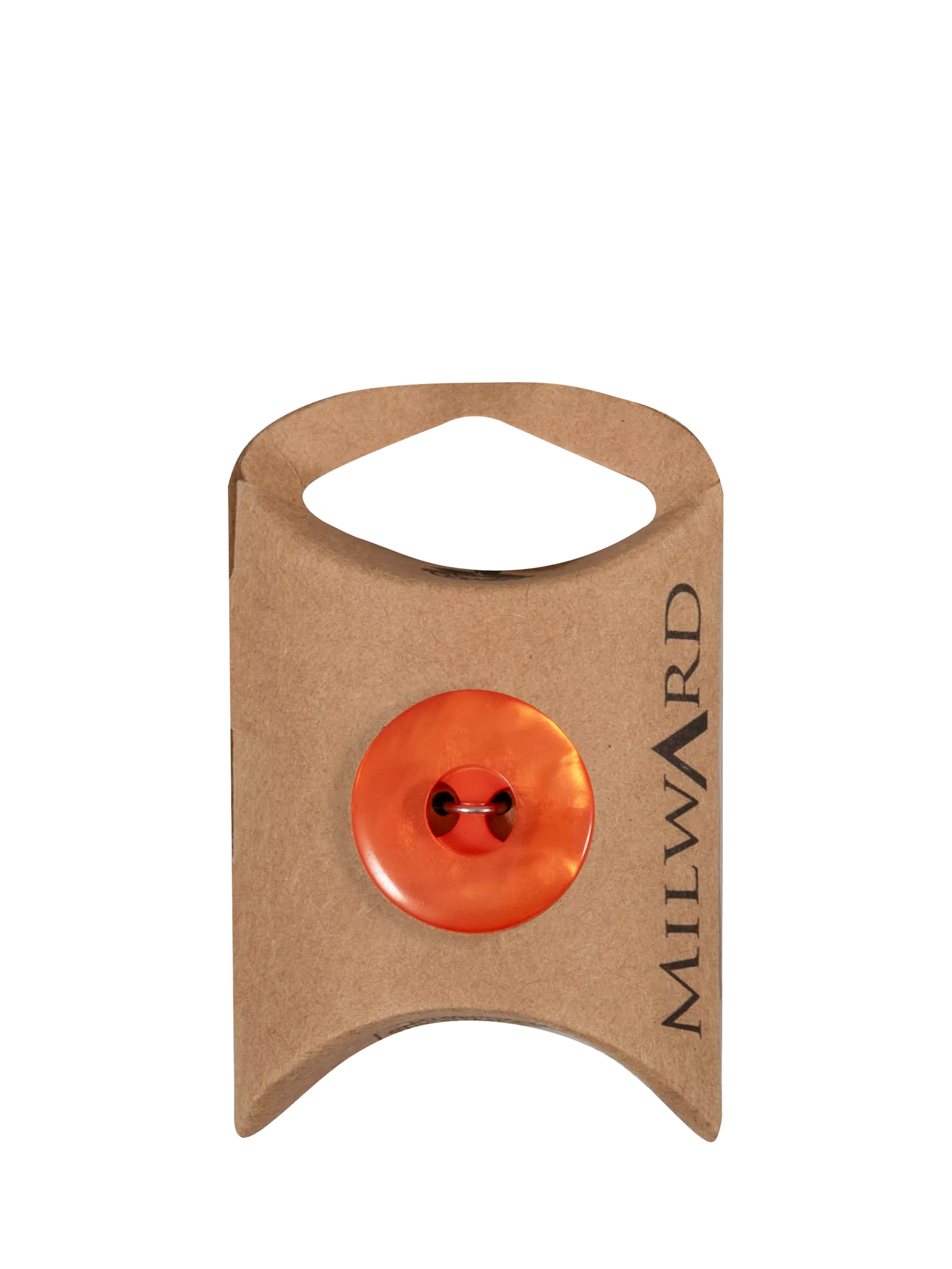 Milward orange marble buttons 21mm - British product
