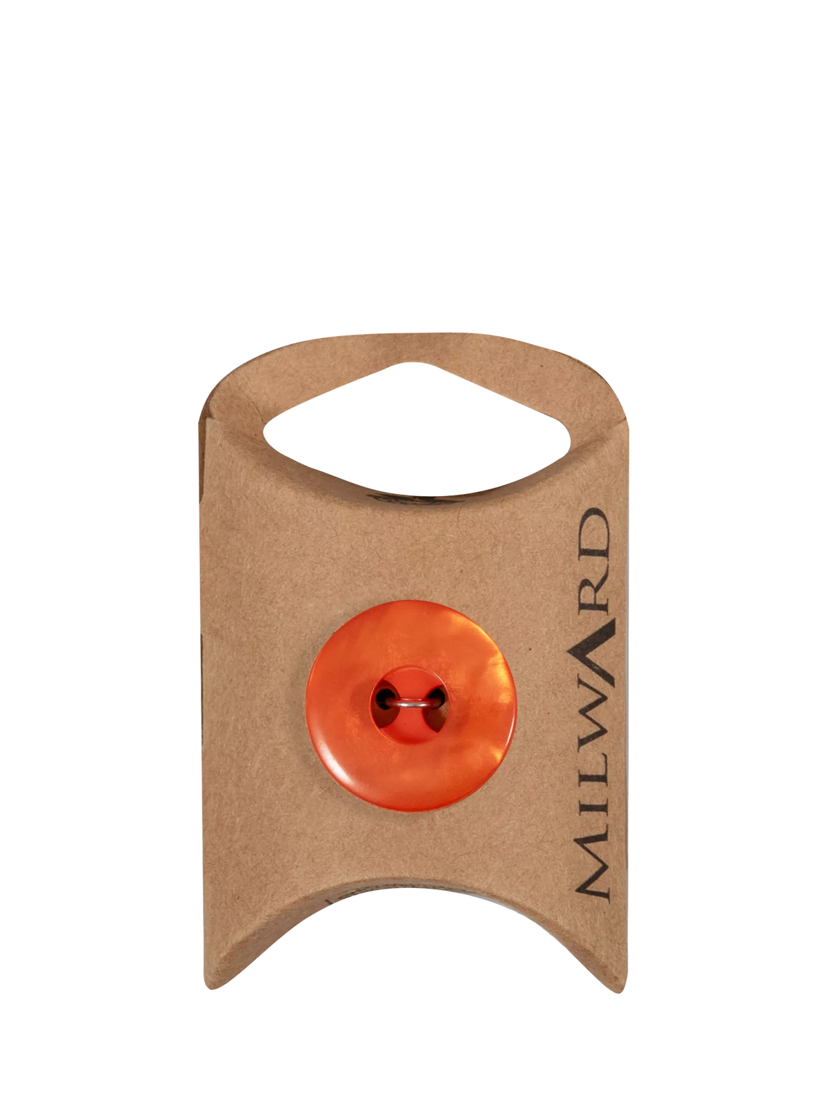 Milward orange marble buttons 21mm - British product
