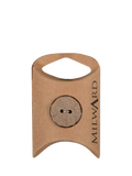 Milward 2 hole coconut buttons 22mm brown pack of 6 (British brand)