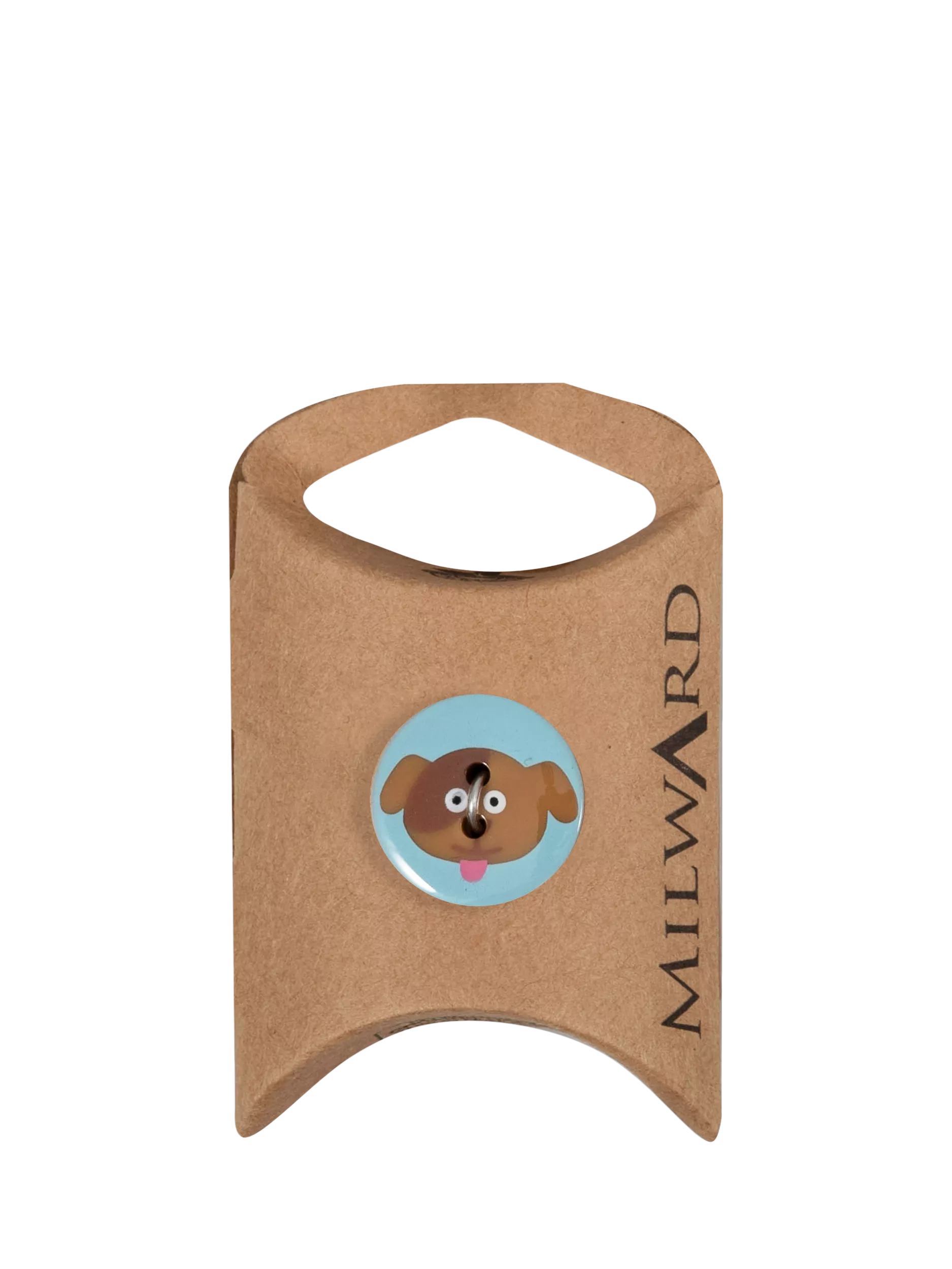 Milward dog buttons blue 19mm pack of 6, UK version