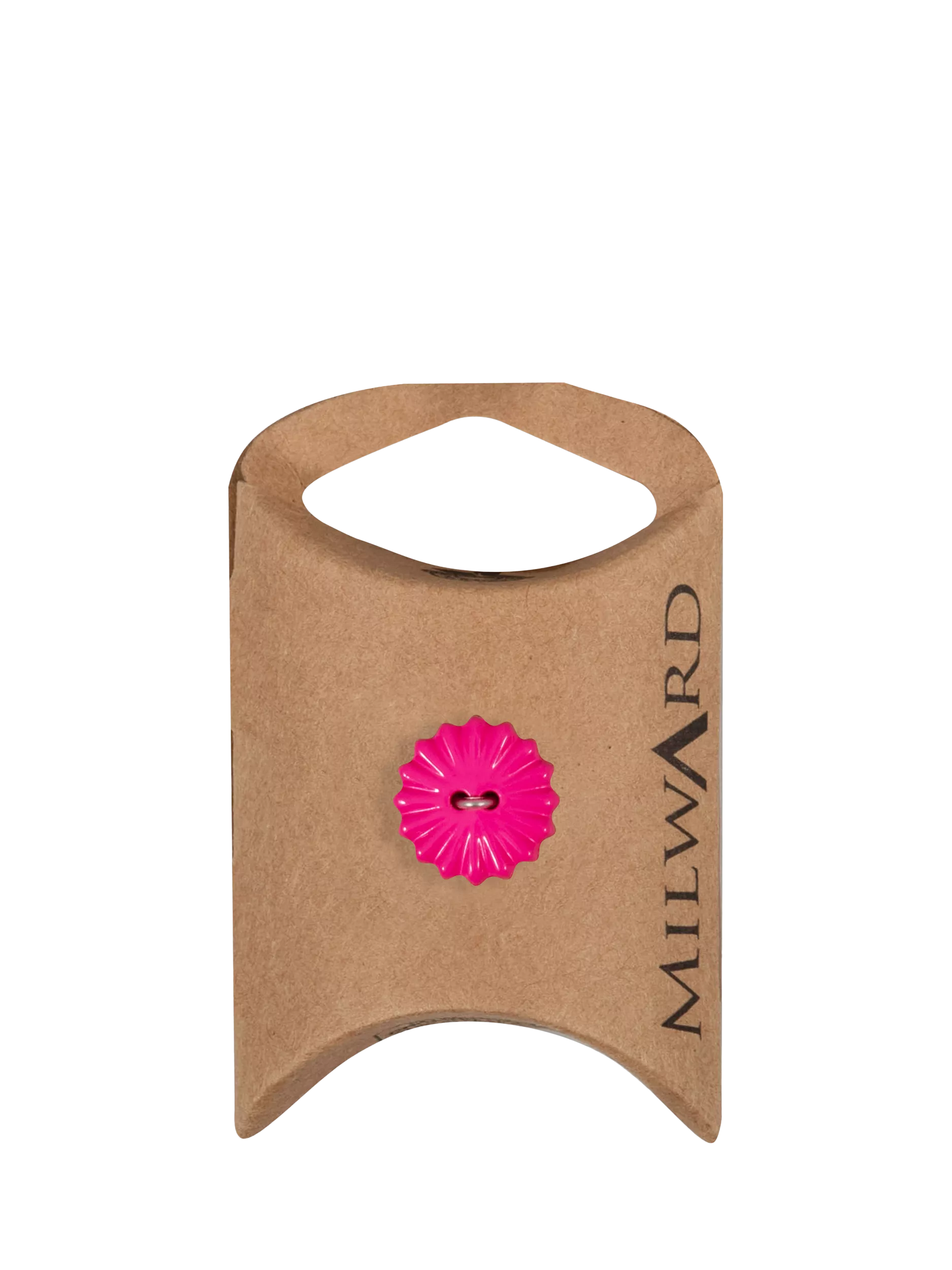 Milward flower buttons pink 15mm, imported from the UK