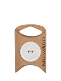 Milward shiny white 2 hole buttons 28mm (British brand)
