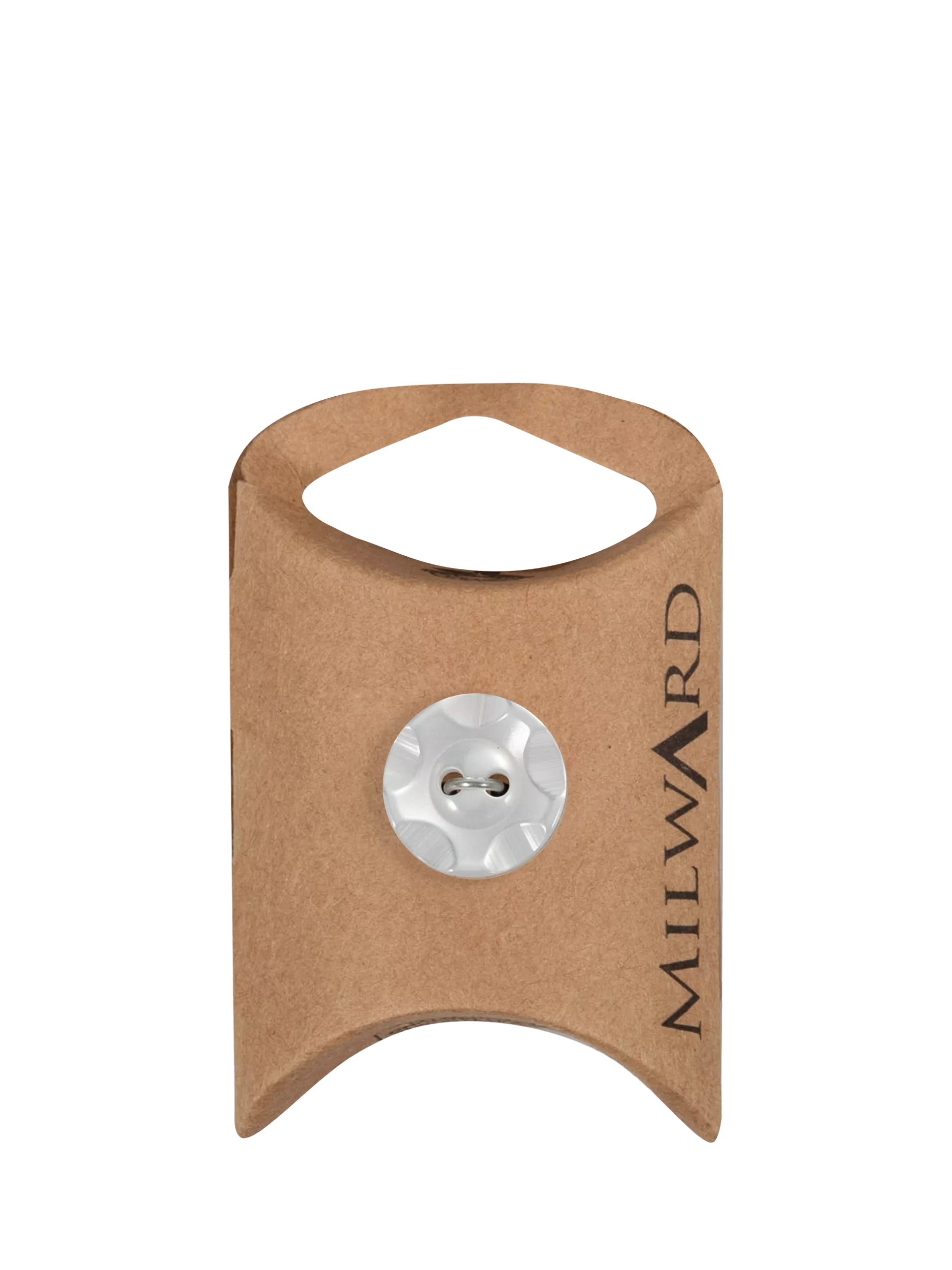 Milward 2 Hole Star Buttons, White